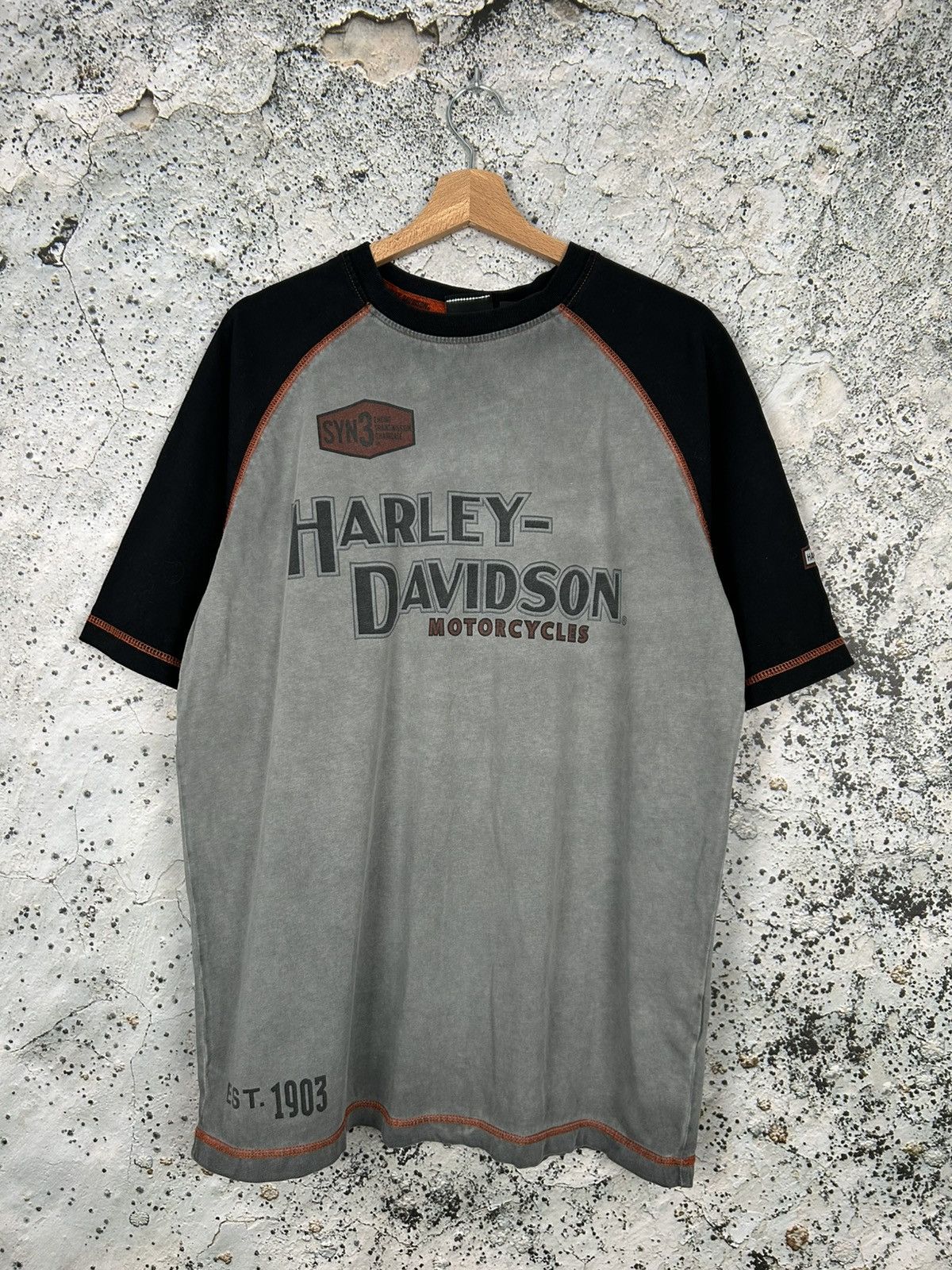 Harley Davidson × Vintage Vintage Harley Davidson Graphic Tee Motorcycles Rare Size US M / EU 48-50 / 2 - 3 Thumbnail