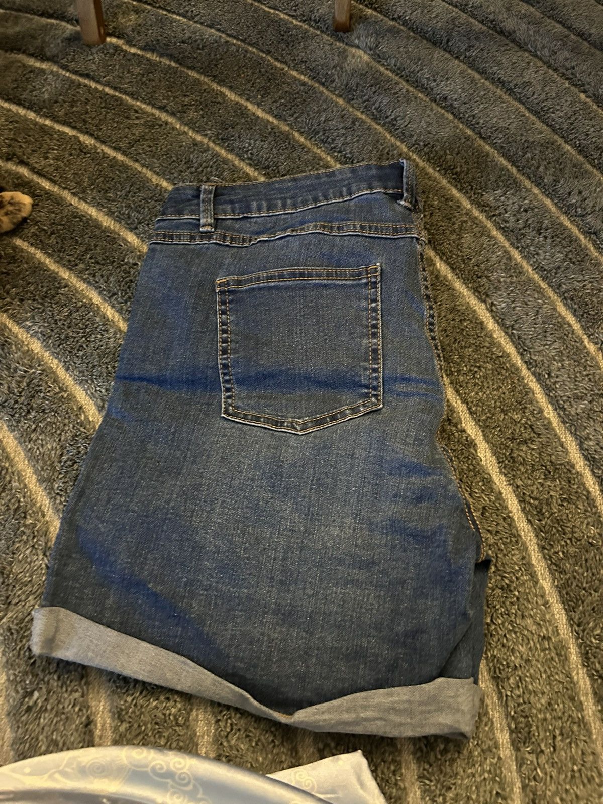 Other Navy Blue Denim Shorts Size 32" / US 10 / IT 46 - 2 Thumbnail