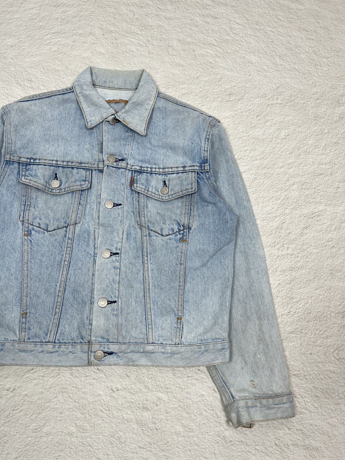 Levi's 90s Levi's 70651 - Orange Tab Type III Denim Jacket Size US M / EU 48-50 / 2 - 2 Thumbnail