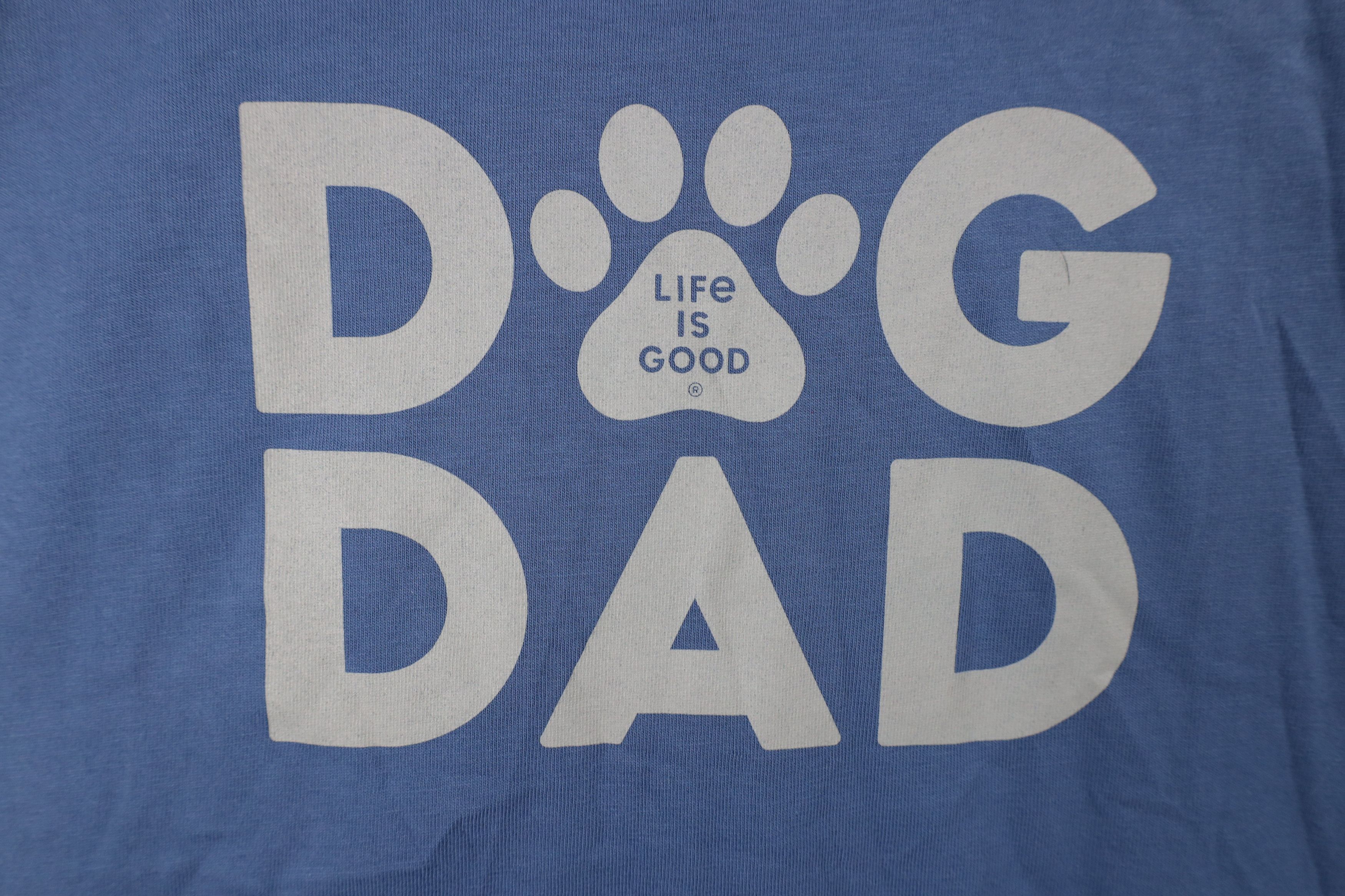 Life is Good × Vintage New Life Is Good Out Crusher Dog Dad Short Sleeve T-Shirt Size US XXL / EU 58 / 5 - 7 Thumbnail