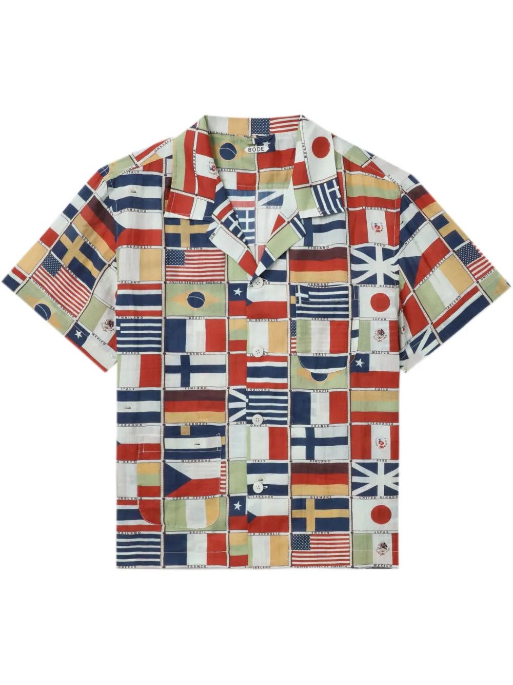 Bode Bode International flag shirt size XL Size US M / EU 48-50 / 2 - 1 Thumbnail