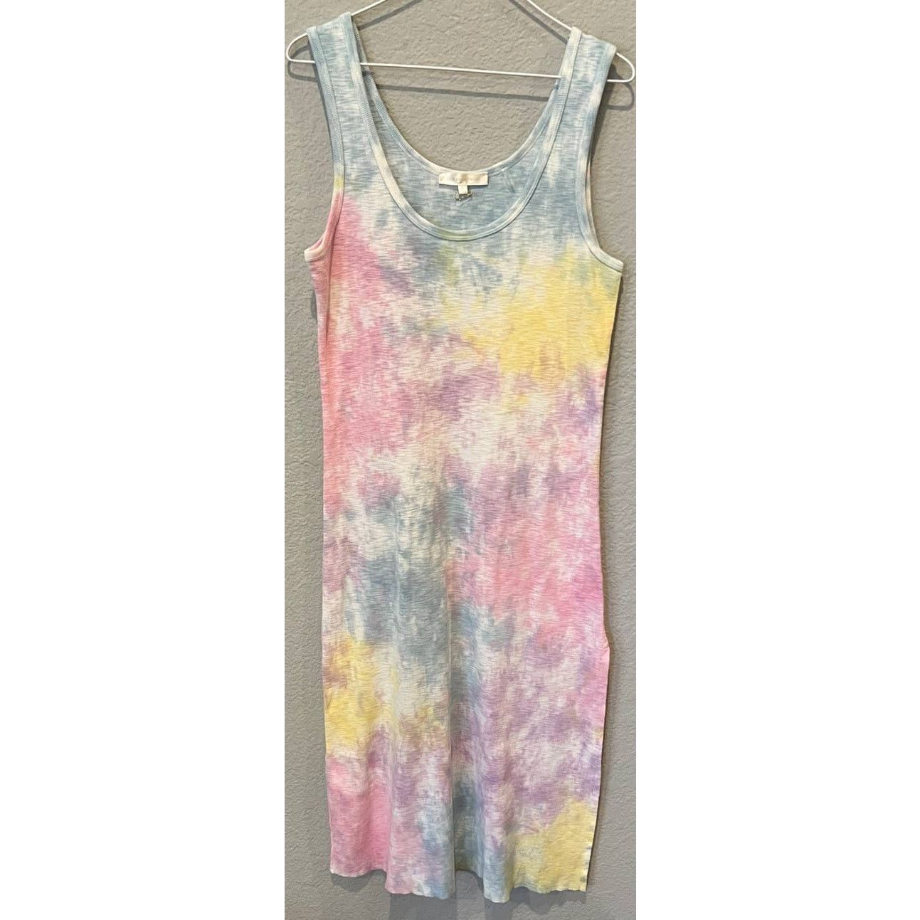 LoveShackFancy LoveShackFancy Citra Tie Dye Tank Midi Dress Size Large Size L / US 10 / IT 46 - 12 Thumbnail