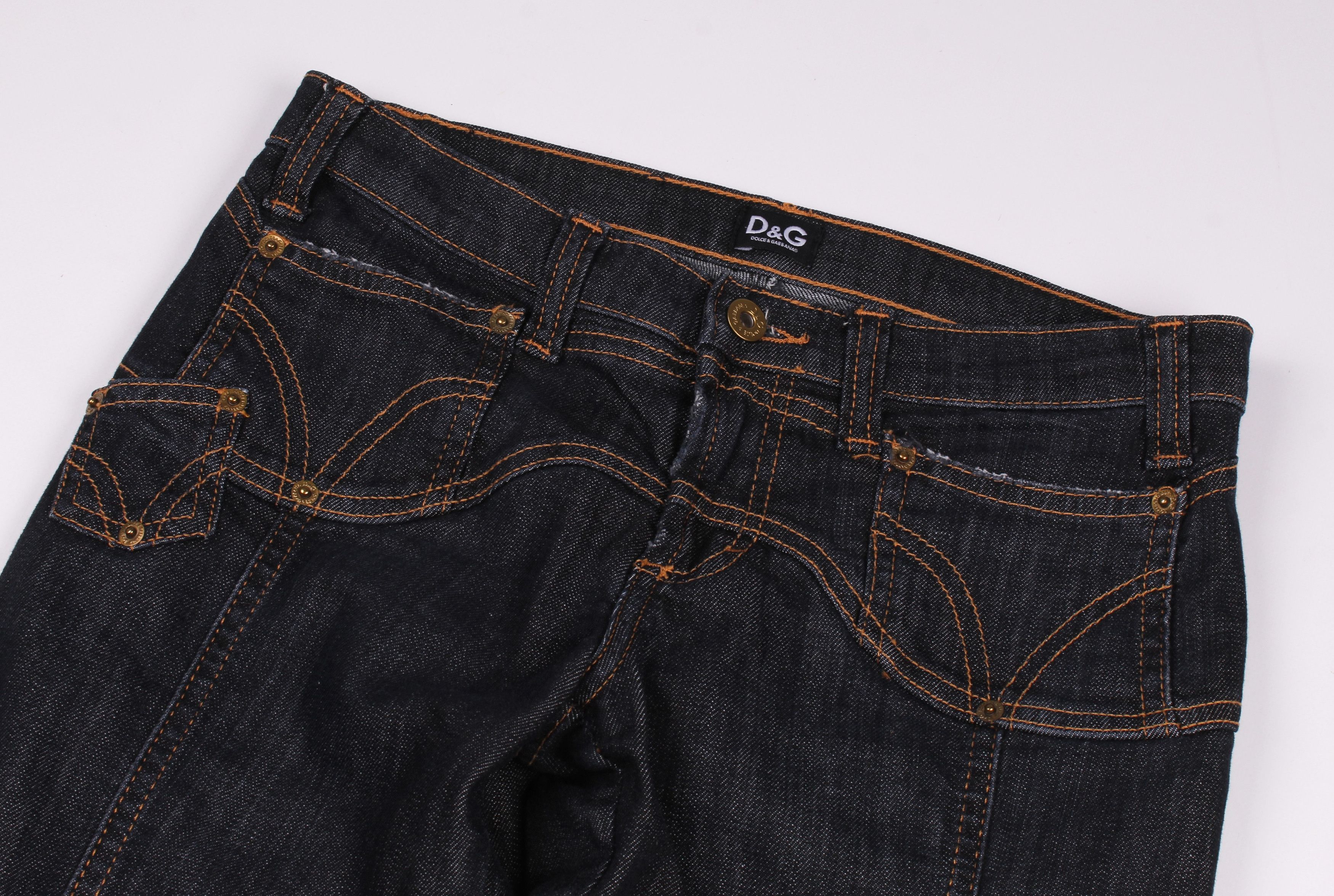Dolce & Gabbana Vintage Dolce & Gabbana Skinny Distressed Denim Jeans Size 28" / US 6 / IT 42 - 2 Thumbnail