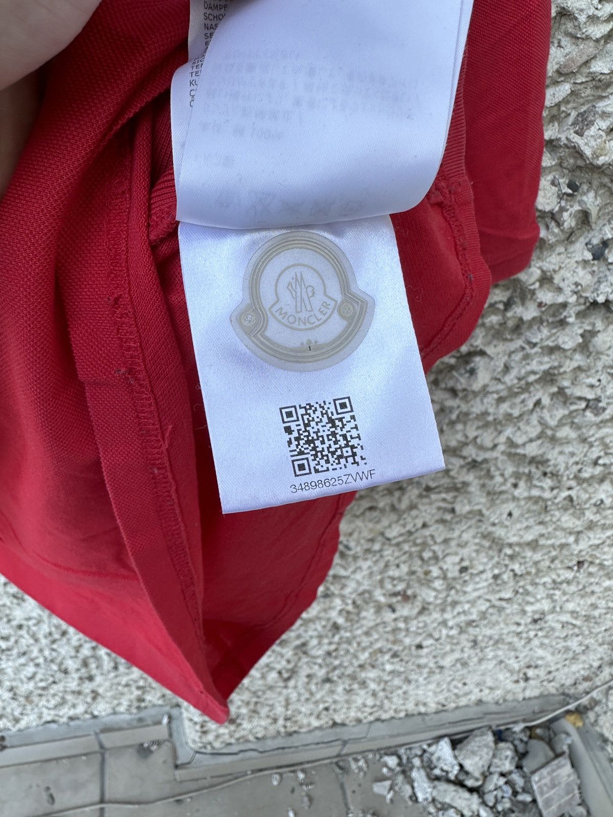 Moncler moncler red logo polo shirt Size S / US 4 / IT 40 - 7 Thumbnail