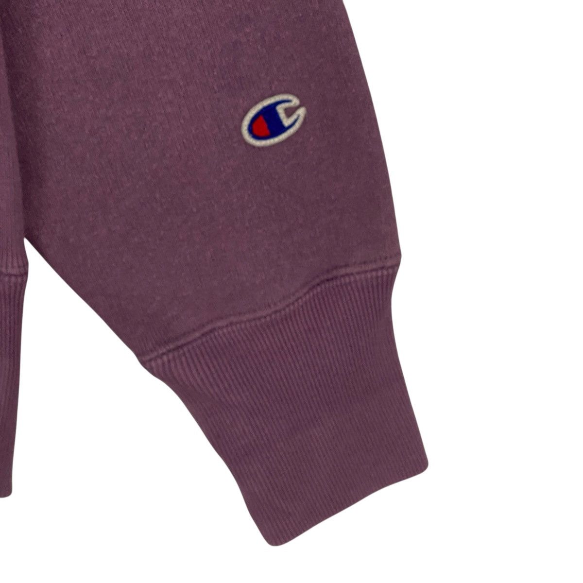 Vintage Vintage Champion Hoodie Sweater Sun Faded Maroon Embroidery Size US M / EU 48-50 / 2 - 6 Thumbnail