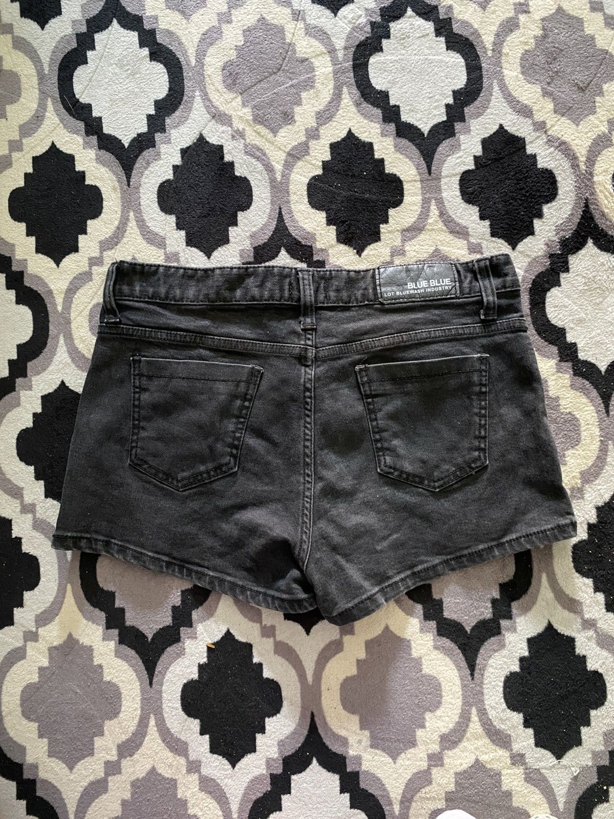 Blue Blue Japan × Japanese Brand 2000s blue/blue punk short jeans Size 30" / US 8 / IT 44 - 2 Thumbnail
