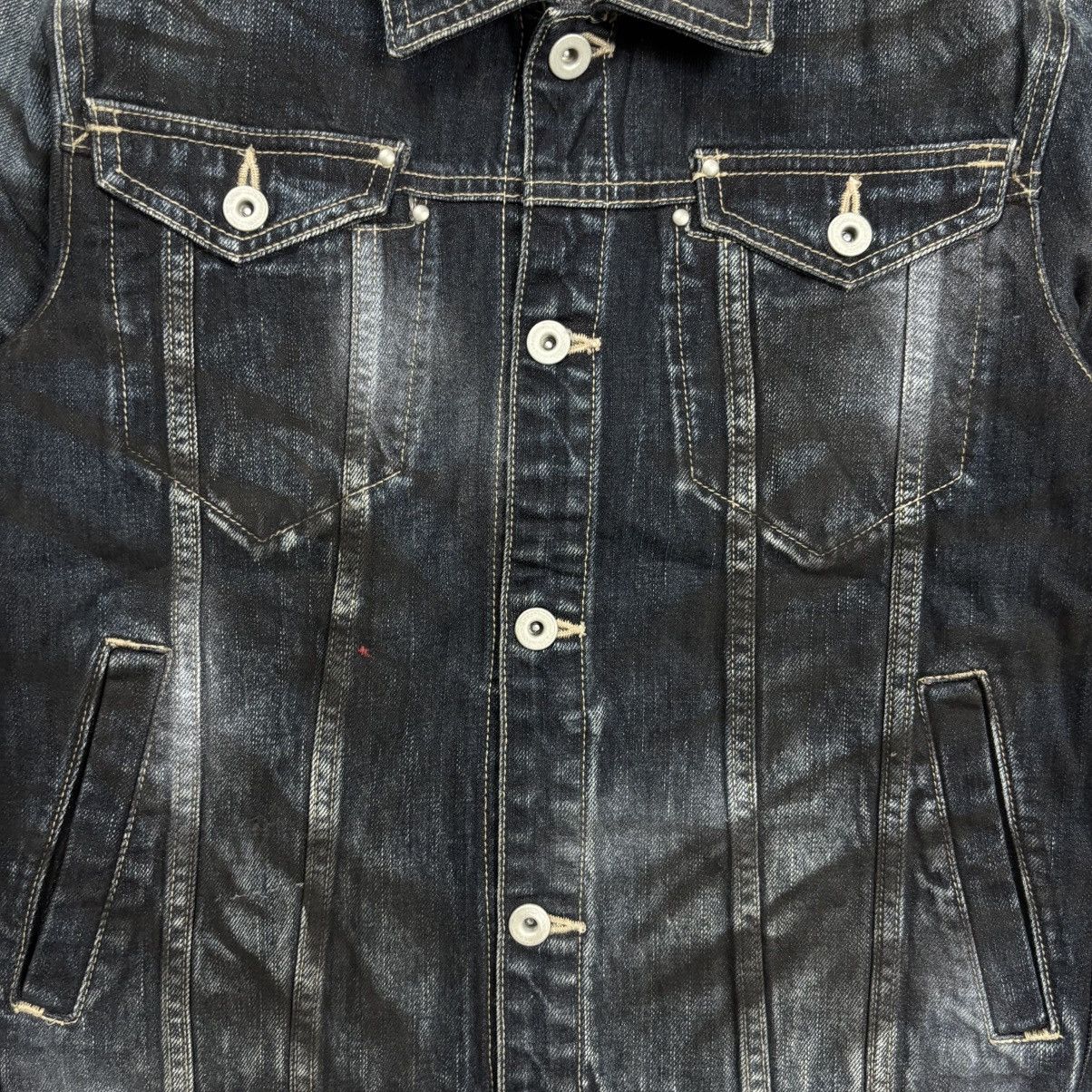 Tornado Mart 2000s Tornado Mart - Clawmark Denim Jacket Vkei Style Size US M / EU 48-50 / 2 - 8 Thumbnail