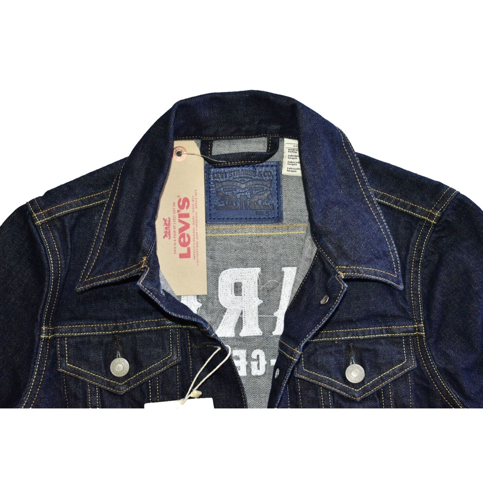 Levi's NWT LEVIS X PARIS SAINT GERMAIN PSG Logo Denim Jacket Size S Size S / US 4 / IT 40 - 7 Thumbnail