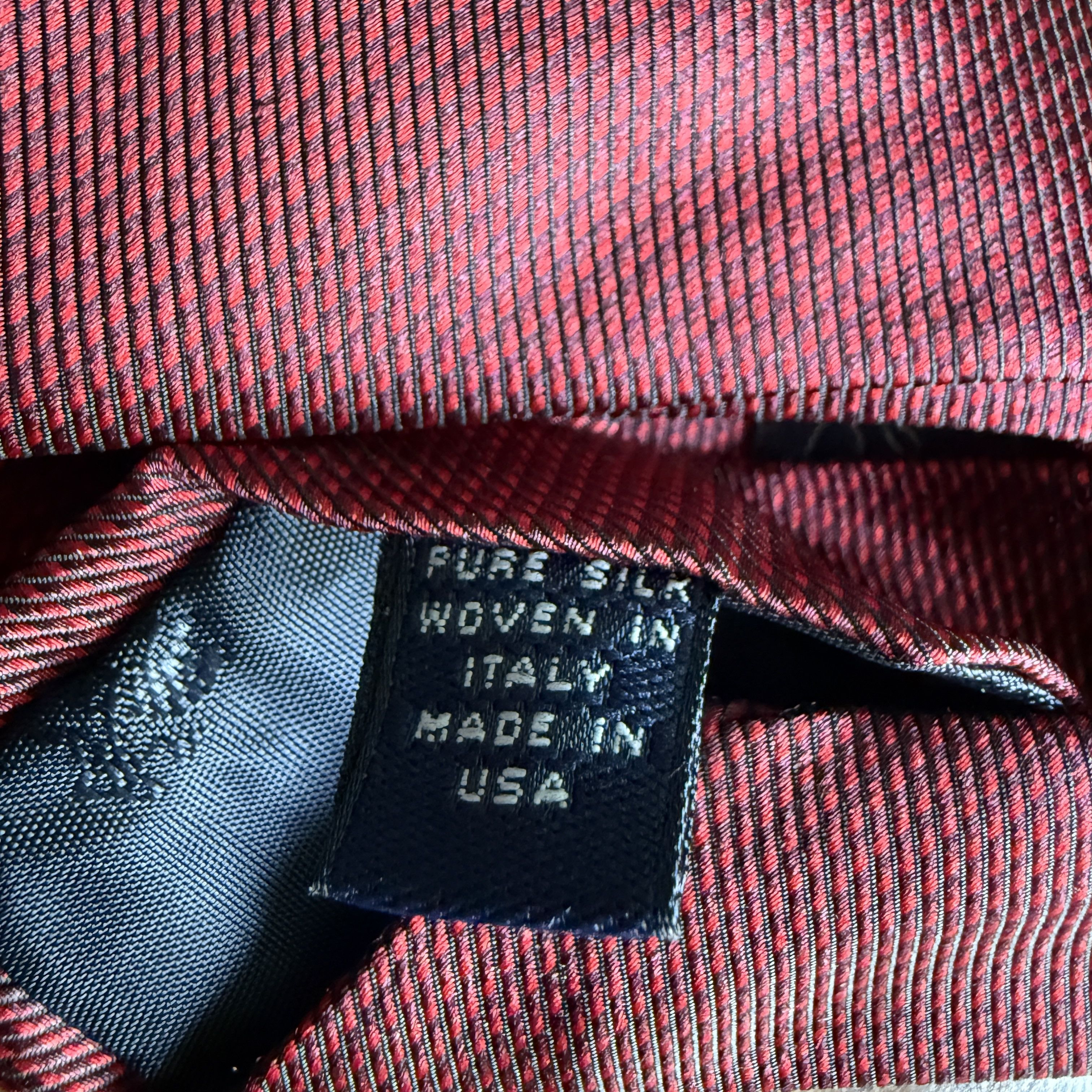 Brooks Brothers Brooks Brothers Makers Tie Red Silk 3.25” USA Italy Size ONE SIZE - 6 Thumbnail