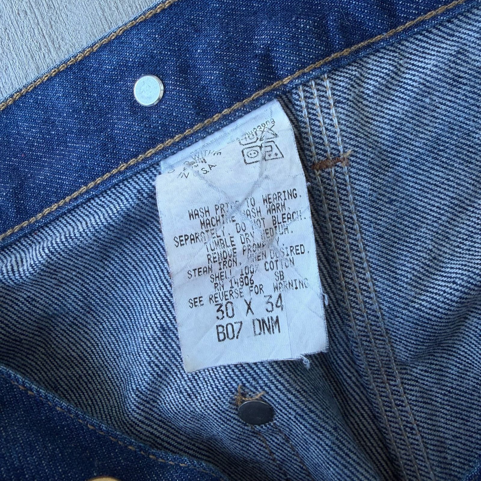 Carhartt × Vintage Carhartt denim blue jean double knee work carpenter pants Size US 29 - 7 Thumbnail