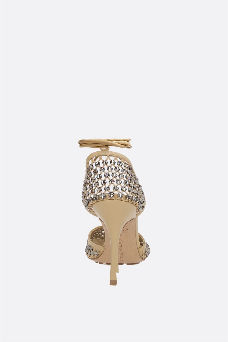 Bottega Veneta o1n1vont0924 Stretch Sandal Fabric Leather in Brown Sugar Size US 9.5 / IT 39.5 - 3 Thumbnail