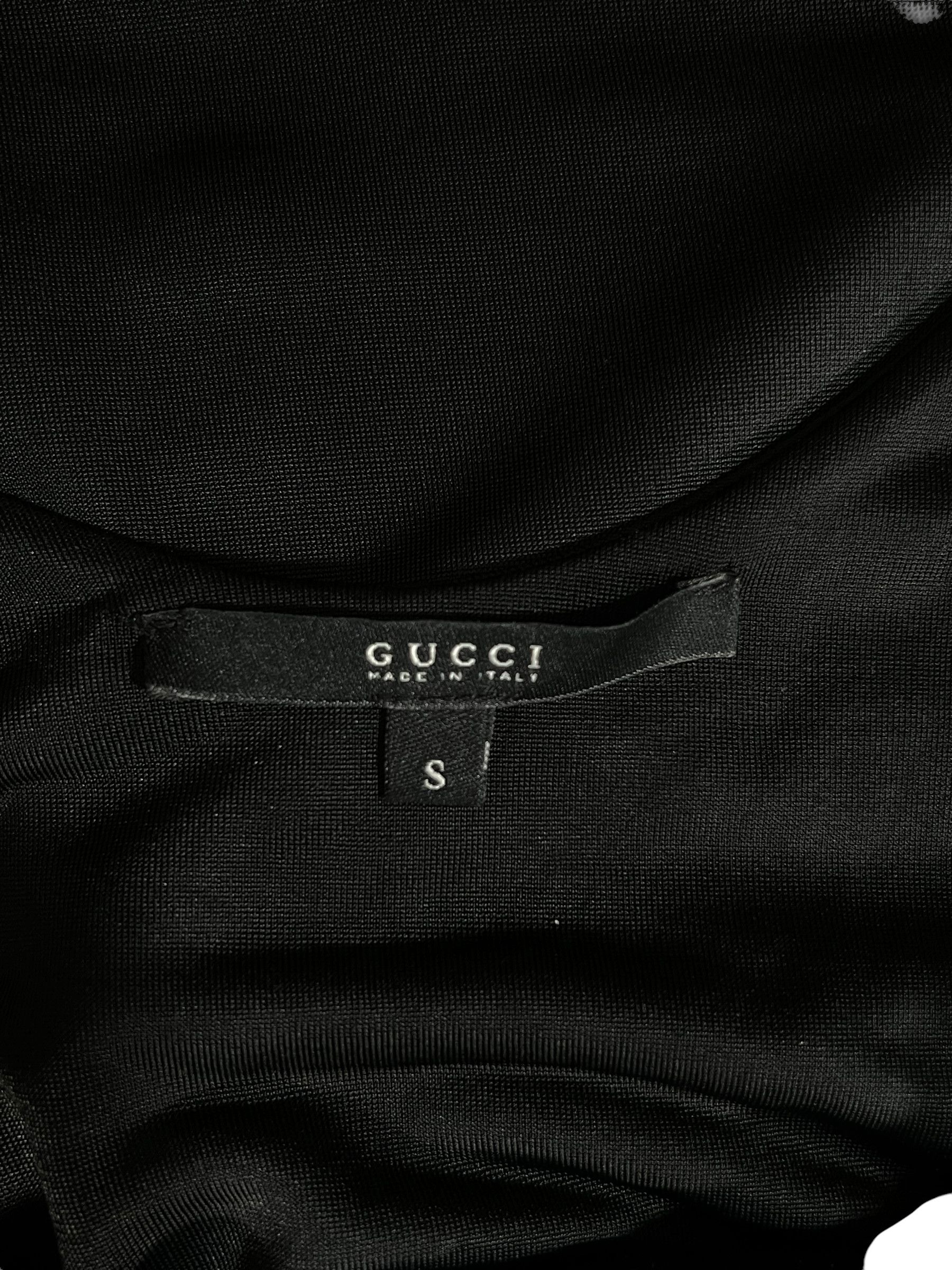 Gucci Gucci by Tom Ford F/W 2004 Black Cutout Dress Size S / US 4 / IT 40 - 9 Thumbnail