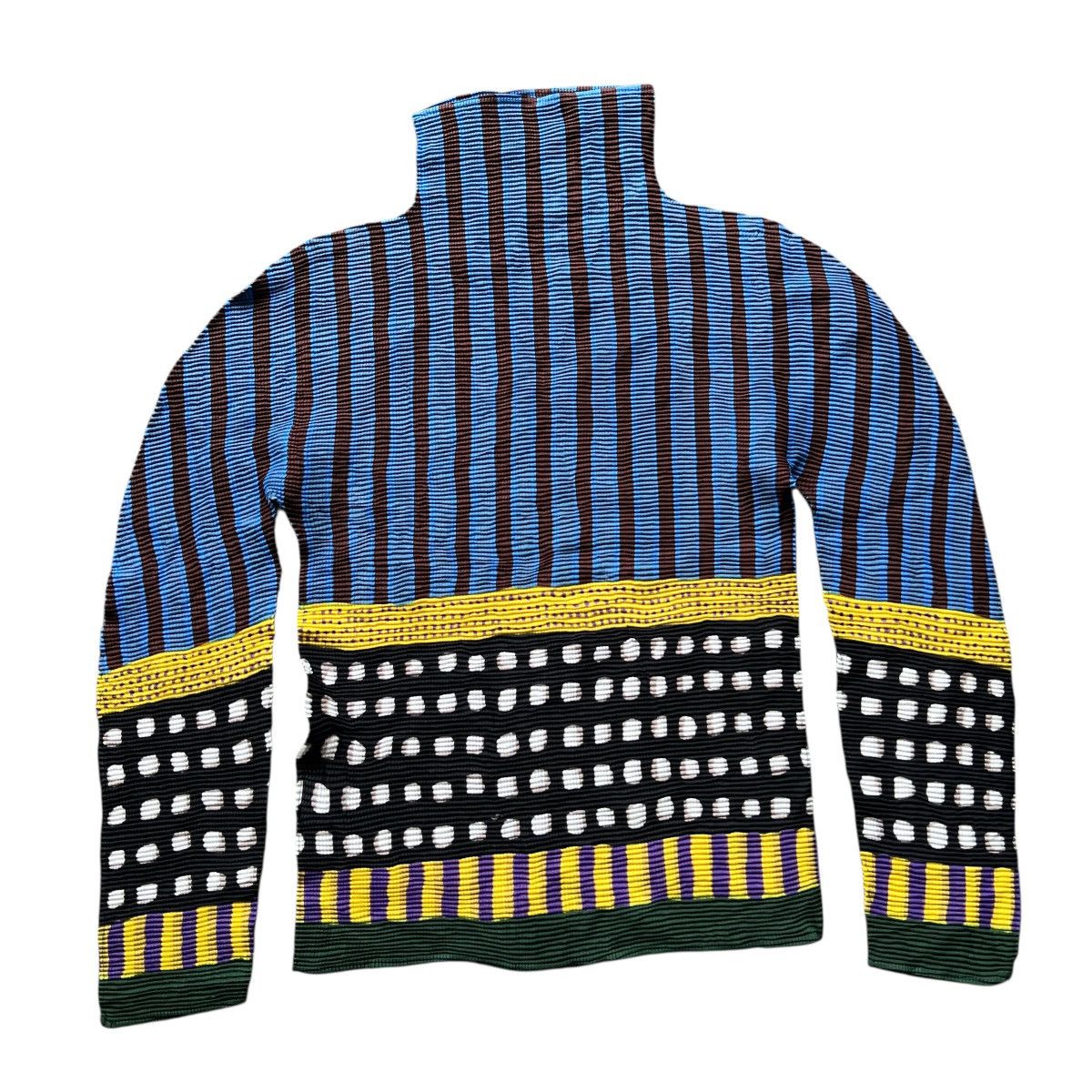 Issey Miyake 🔥 Issey Miyake Me Pleated Long Sleeve Size US S / EU 44-46 / 1 - 2 Thumbnail