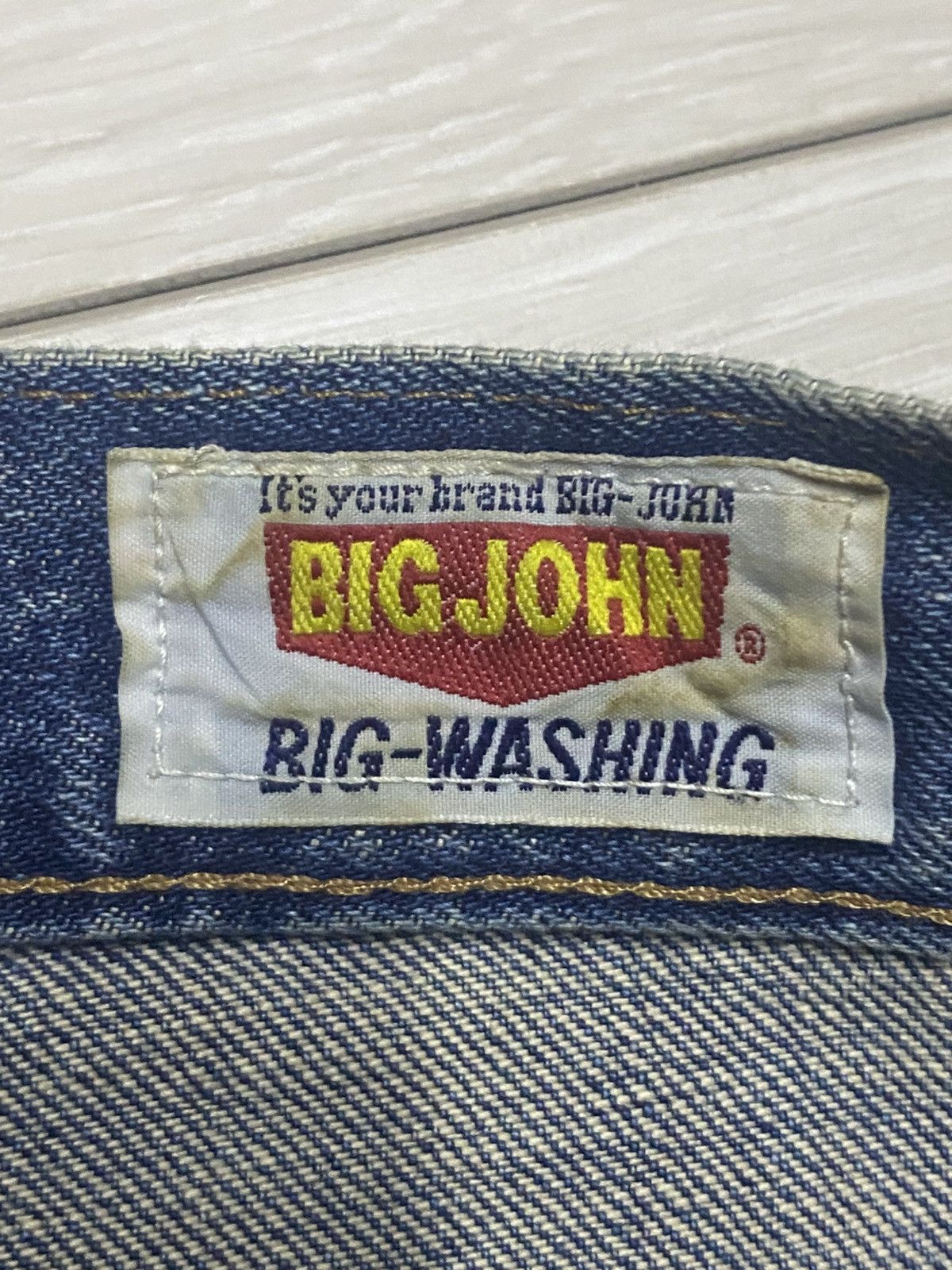 Big John Big John Full Button Distressed Super Flare Bush Pants Size US 33 - 14 Thumbnail