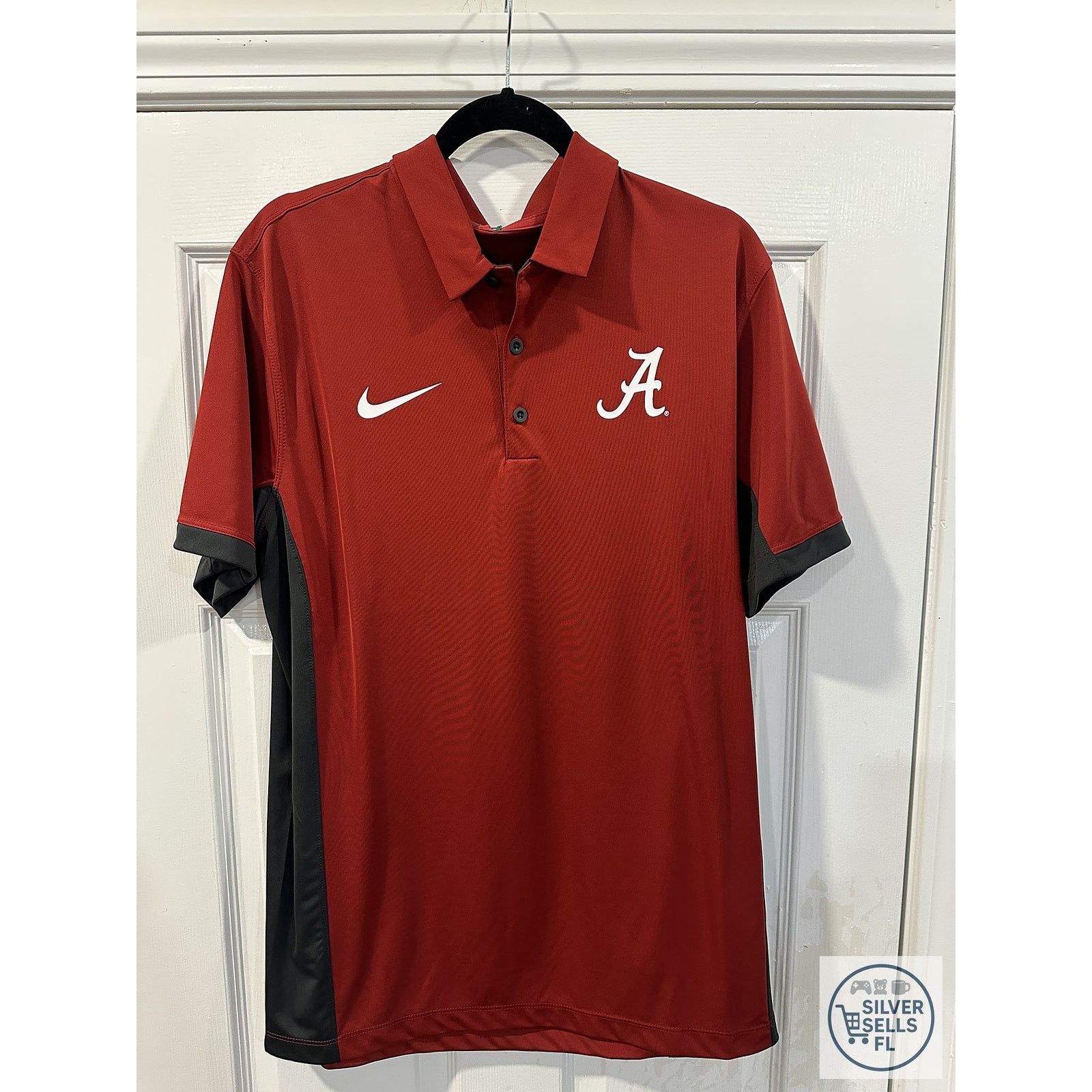 Nike Nike Alabama Crimson Tide Red Dri-FIT Polo Shirt Large Size US L / EU 52-54 / 3 - 1 Thumbnail