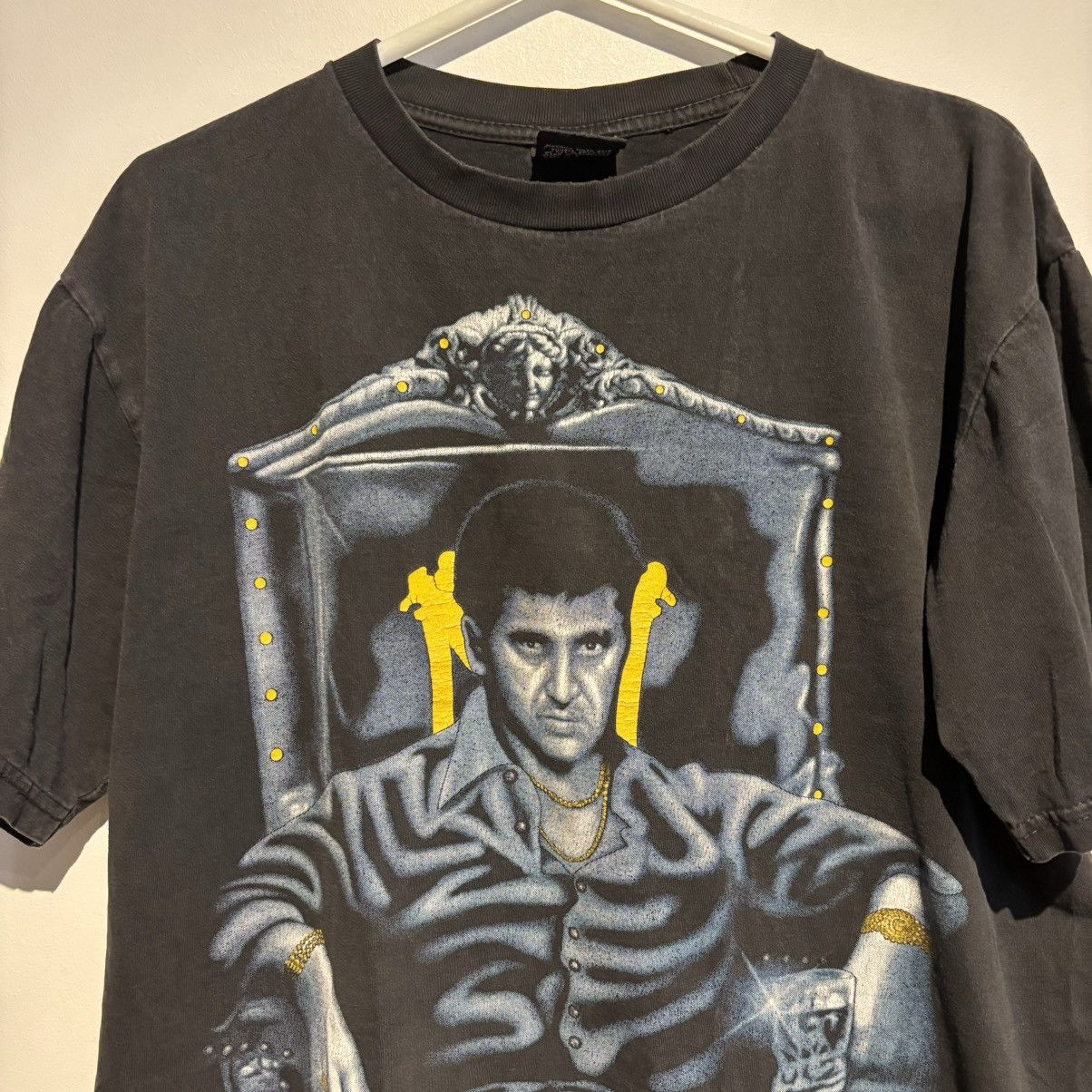 Vintage Y2K Scarface Tony Montana T Shirt Vintage Size US L / EU 52-54 / 3 - 2 Thumbnail
