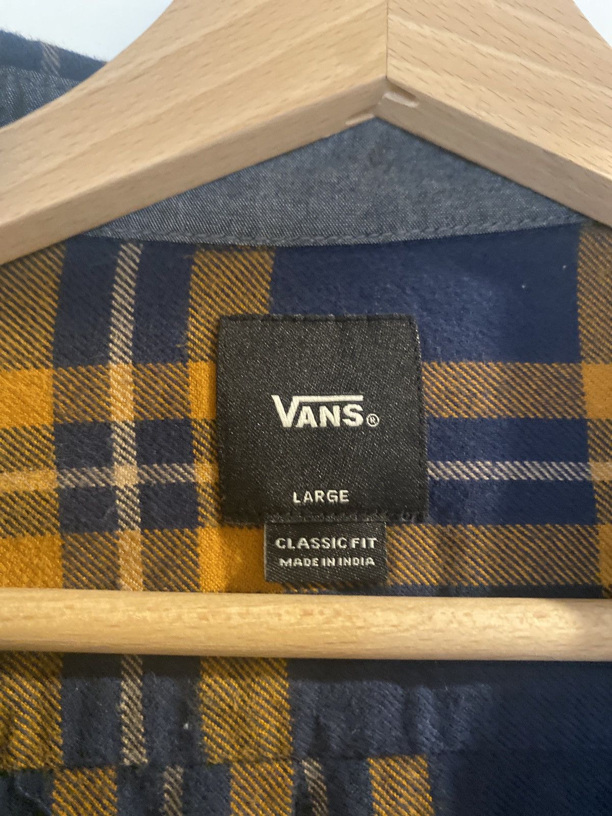 Vans Vans blue yellow plaid button up Size US L / EU 52-54 / 3 - 2 Thumbnail