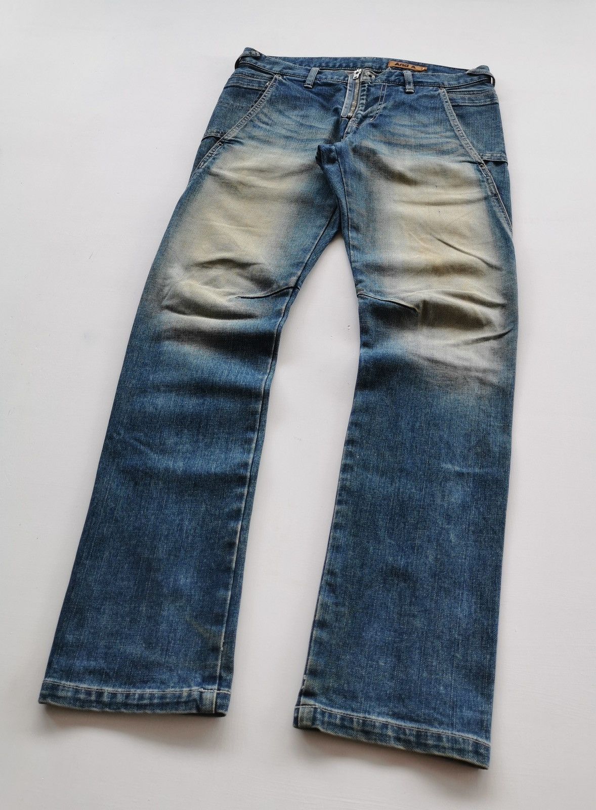 And A And A Japan Showed Zipper Mud Wash Skinny Jeans Punk Size US 32 / EU 48 - 5 Thumbnail