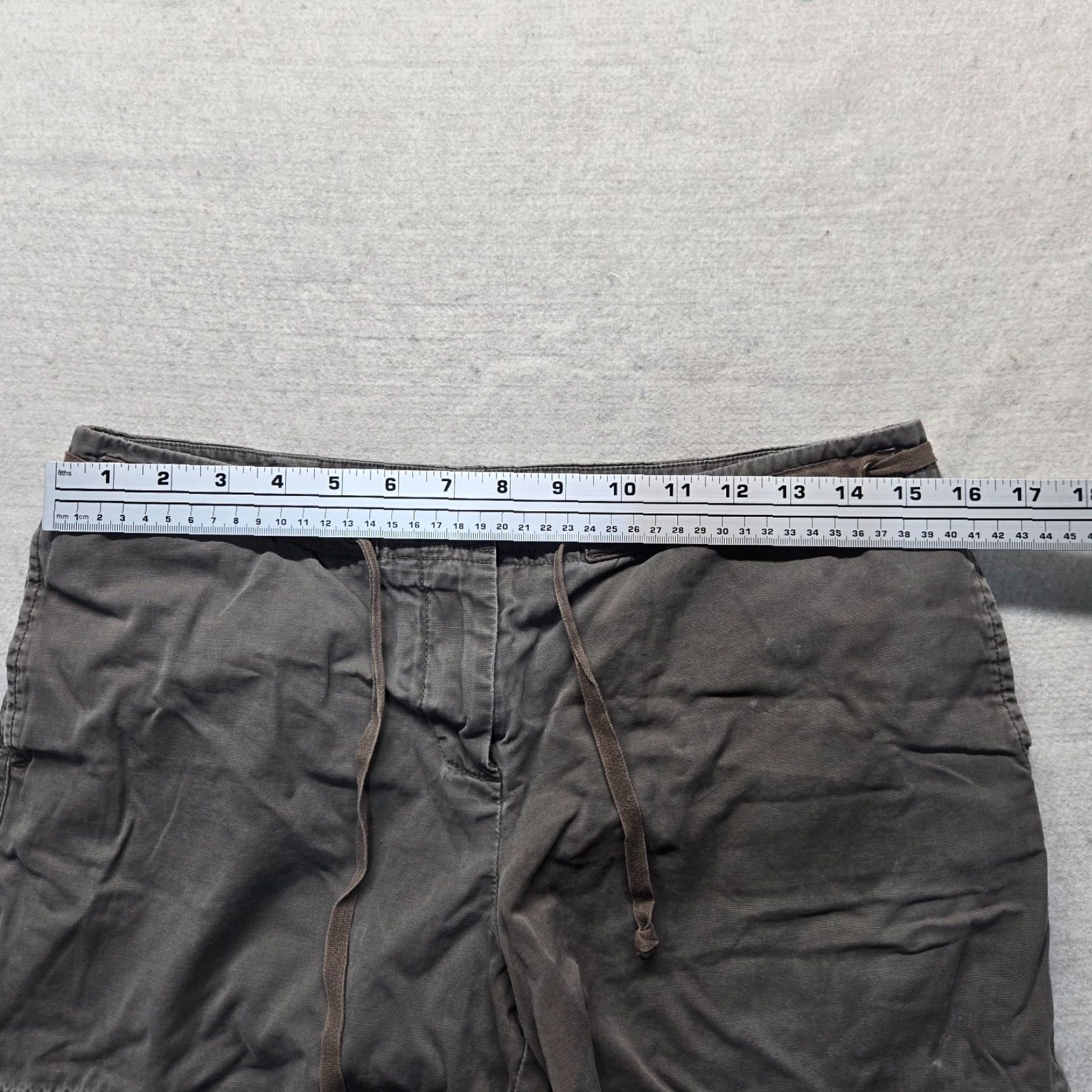 J.Crew J.CREW Women's Chino Shorts Adult Size 6 Gray Flat Front Casual Classic Twill Size 28" / US 6 / IT 42 - 3 Thumbnail