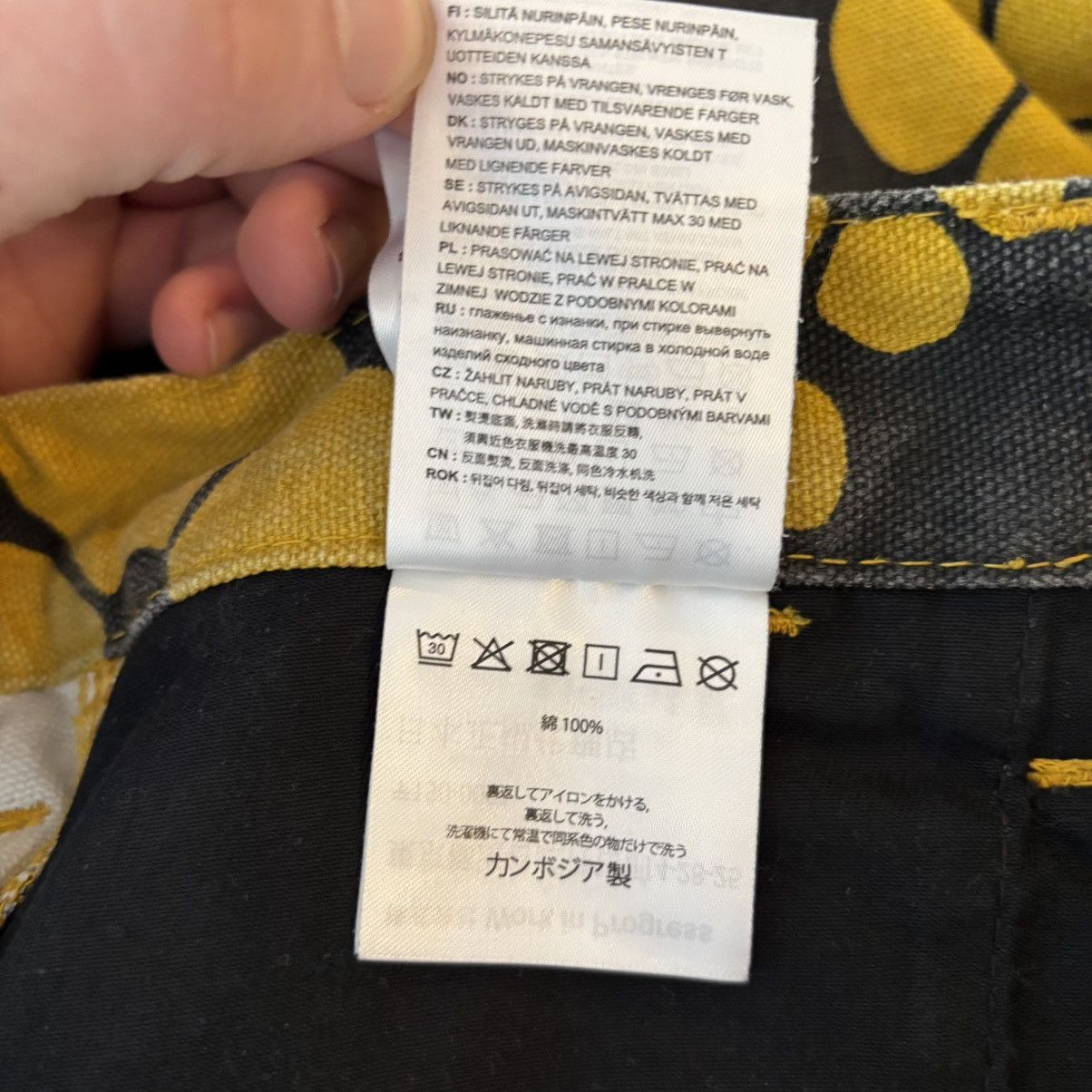 Carhartt Wip × Marni Carharrt x Marni Flower Workwear Pants Size Medium Size US 32 / EU 48 - 8 Thumbnail