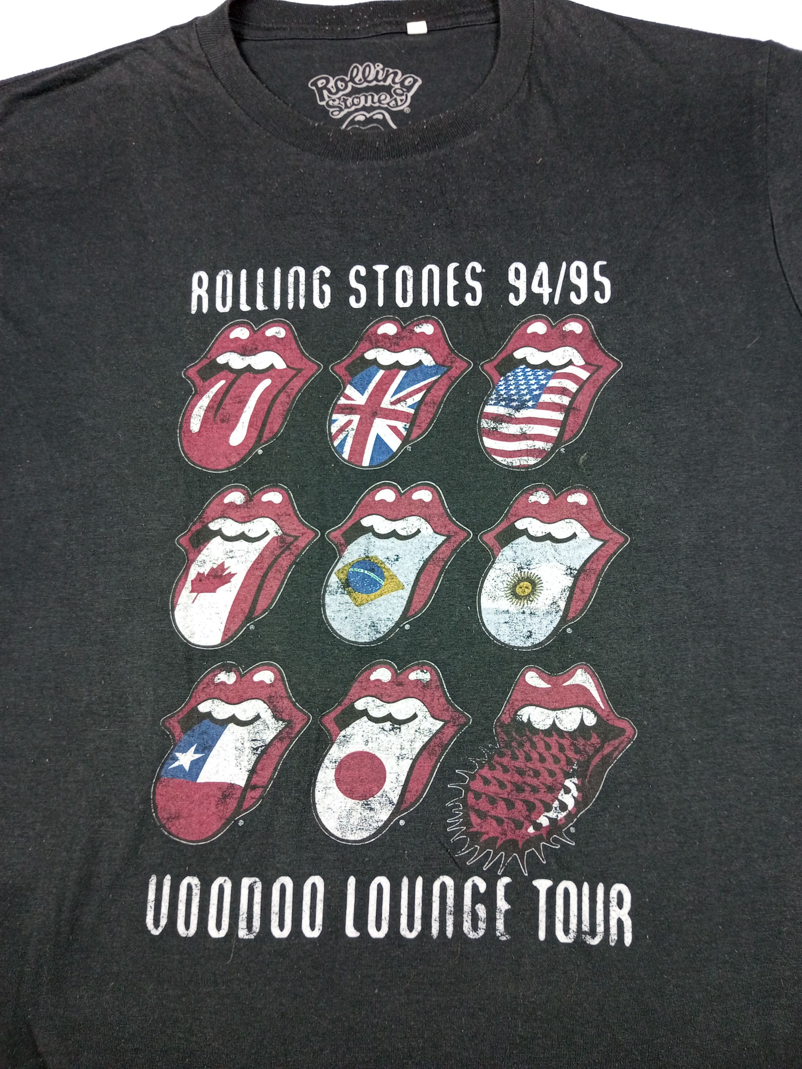Band Tees Vintage Rolling Stones VOODOO Lounge Tour Size US L / EU 52-54 / 3 - 2 Thumbnail