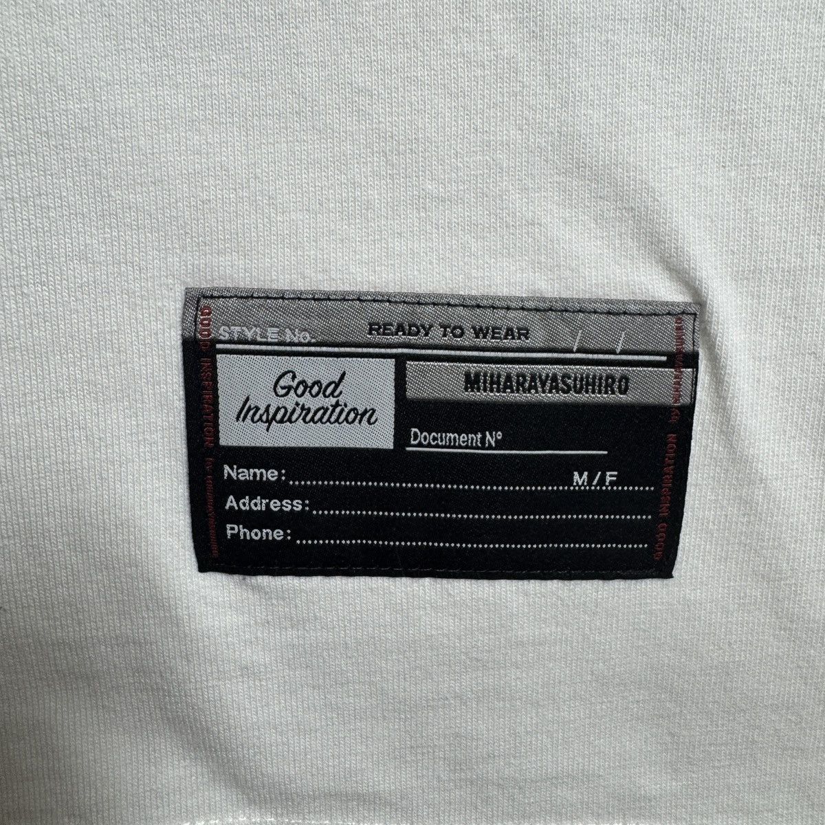 GU × Maison MIHARA YASUHIRO 23.5x28 Maison Mihara Yasuhiro MMY GU Good Inspiration tee Size US M / EU 48-50 / 2 - 4 Thumbnail
