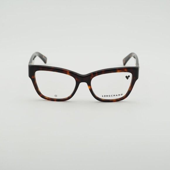 Longchamp Longchamp LO2743 242 Eyeglasses Dark Havana 52mm Cat Eye Size ONE SIZE - 3 Thumbnail