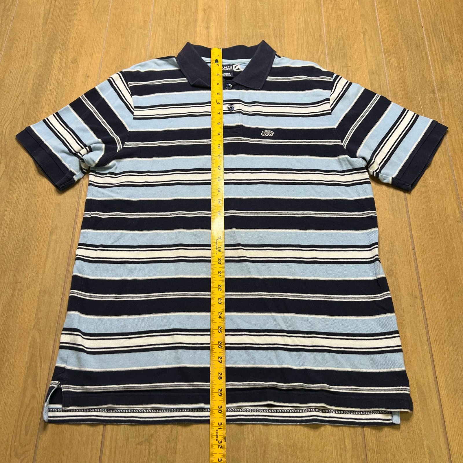Ecko Unltd. Vintage Y2K Ecko Unltd Striped Polo Shirt Men's Sz L Size US L / EU 52-54 / 3 - 5 Thumbnail