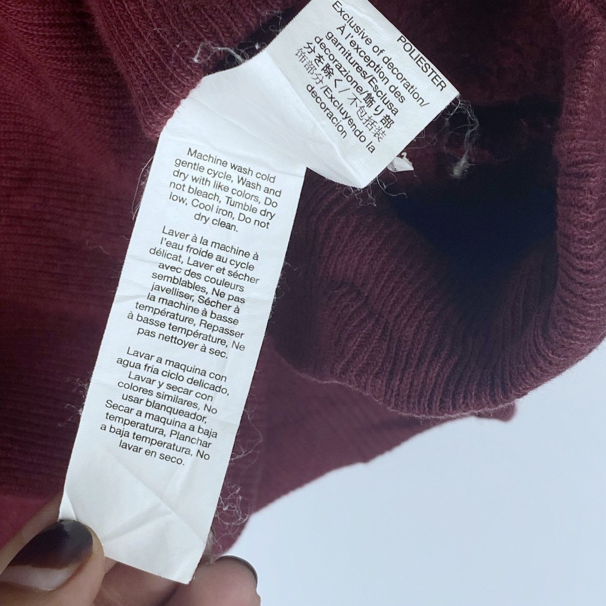 Gap GAP Maroon Hoodie Sweathsirt Pullover Jumper Size US M / EU 48-50 / 2 - 6 Thumbnail