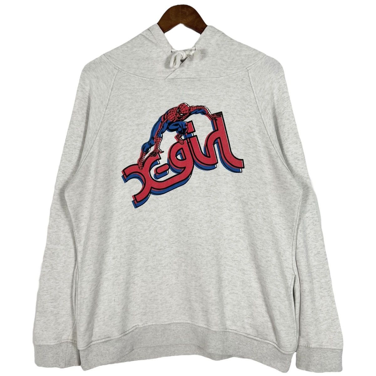 Vintage X-Girl x New Yorke Spiderman Hoodie