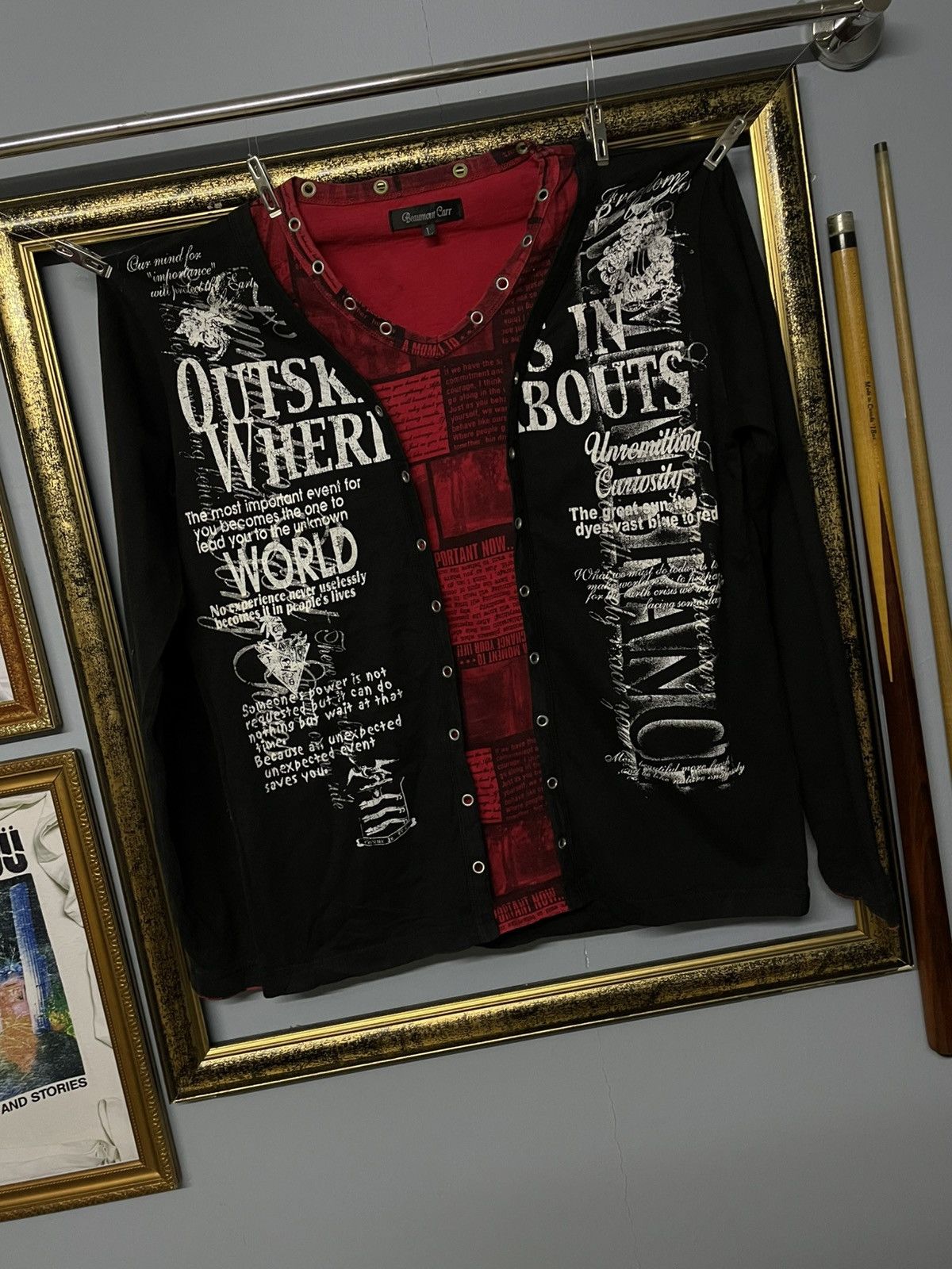 Japanese Brand Vintage 90s Japan Designer Beaumont Carr World War Punk Tee Size US M / EU 48-50 / 2 - 2 Thumbnail