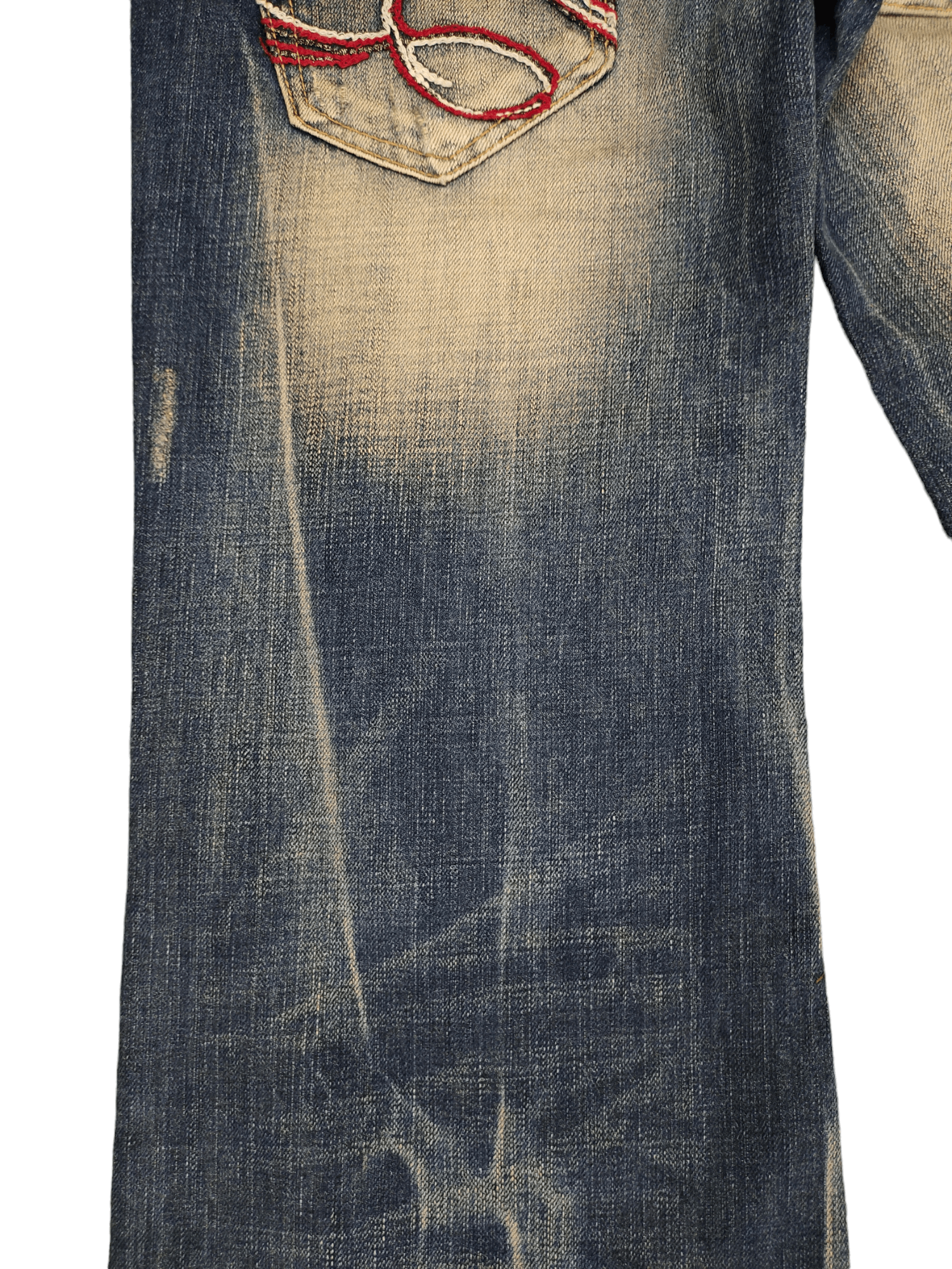 If Six Was Nine Flare Jeans Studio RP Faded Bootcut Low Rise Jpg Style Size US 27 - 6 Thumbnail