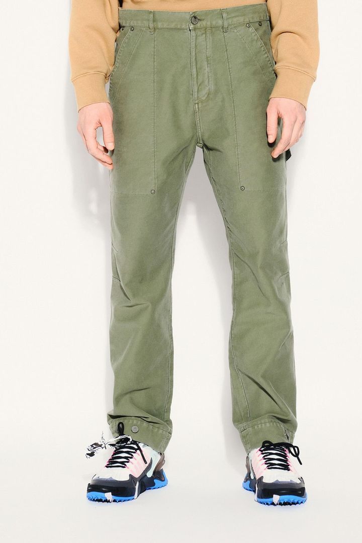 Palm Angels o1y0325 Casual Pant in Green Size US 30 / EU 46 - 2 Thumbnail
