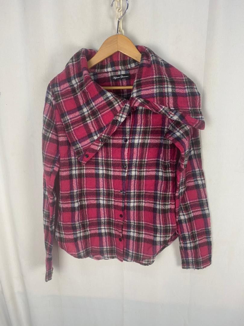 Flannel × Hysteric Glamour Hysteric glamour wool button up turtleneck shirt Size S / US 4 / IT 40 - 14 Thumbnail