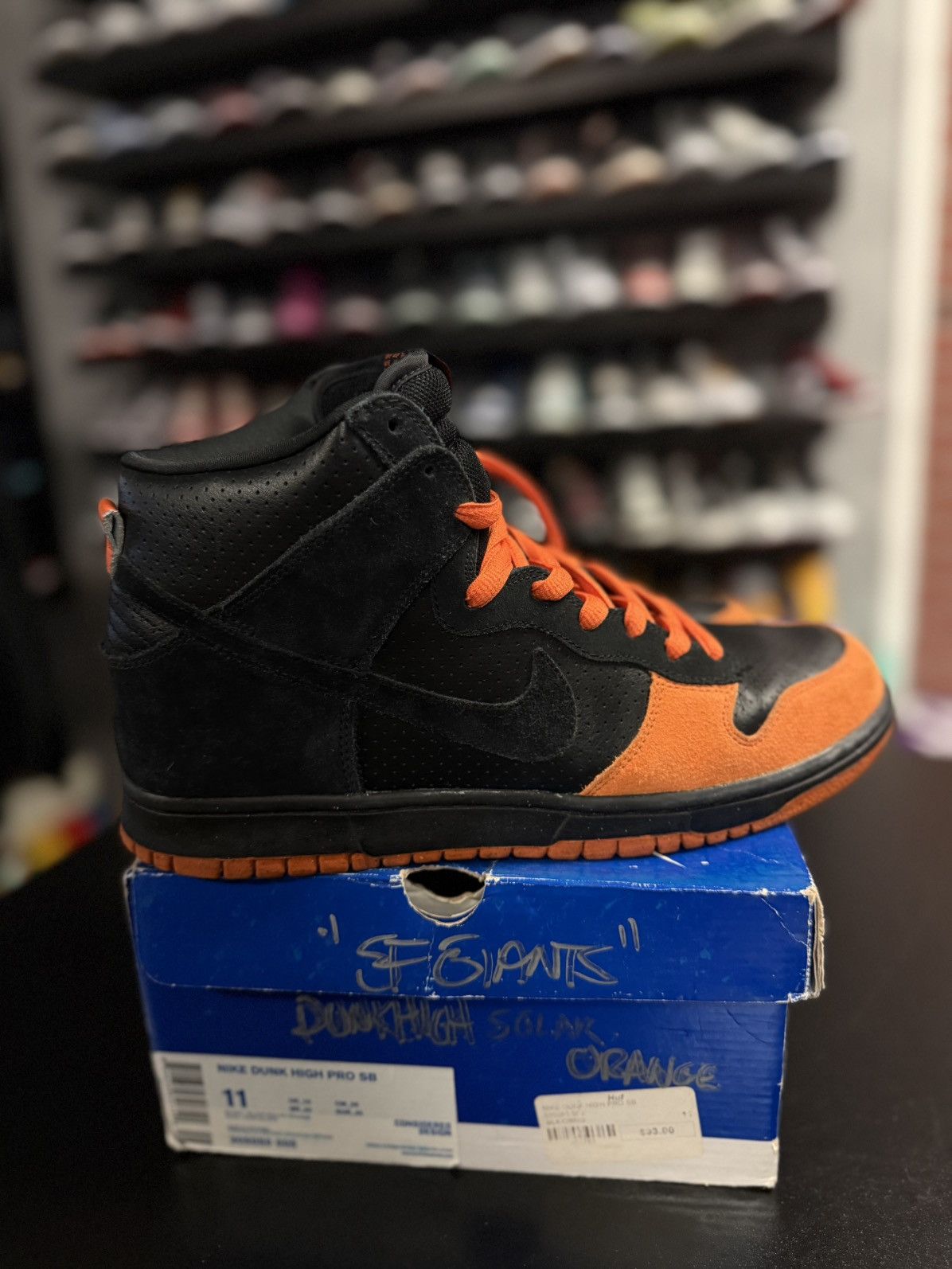 Nike Size 11 - Nike Dunk Pro Sb High Black Nike 305050-005 Size US 11 / EU 44 - 16 Thumbnail