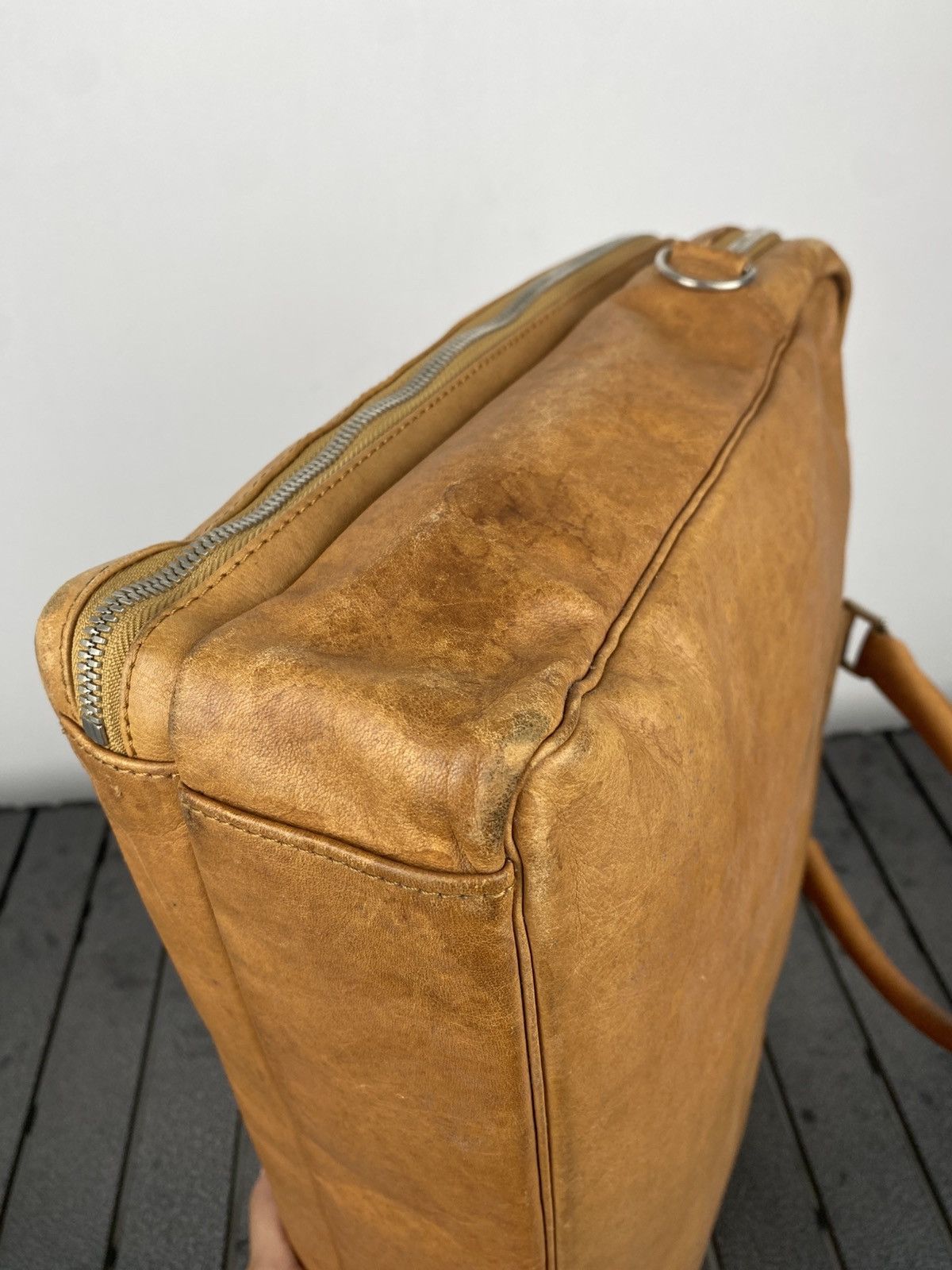 Porter 2000's Porter Patina Leather Briefcase Bag Size ONE SIZE - 6 Thumbnail