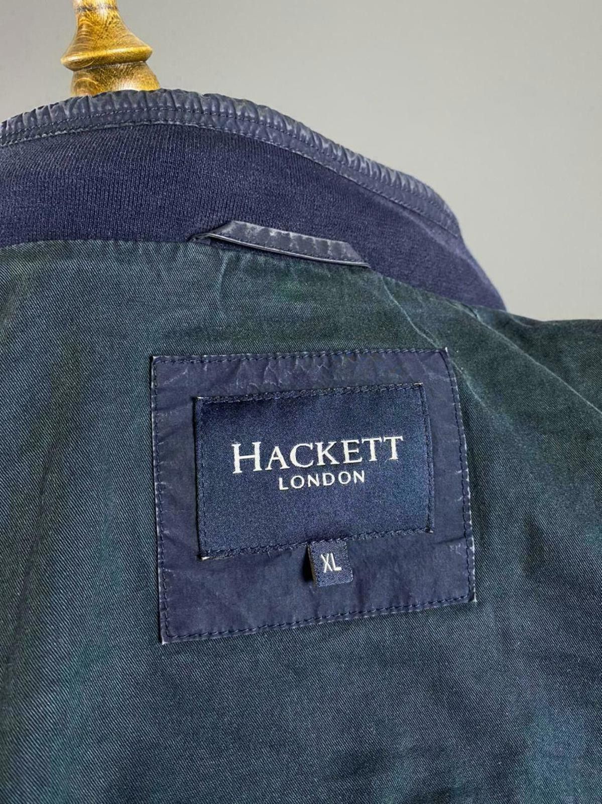 Designer Men Hackett London Blue Multi Pocket Nylon Jacket Size XL Size US XL / EU 56 / 4 - 11 Thumbnail