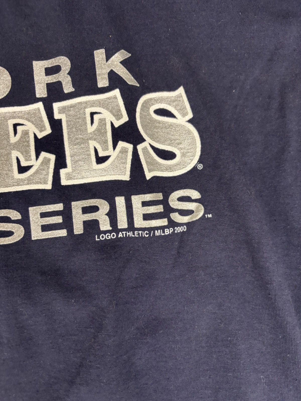 Logo Athletic × New York Yankees × Vintage Vintage 2000 Yankees World Series champions tee Size US L / EU 52-54 / 3 - 7 Thumbnail