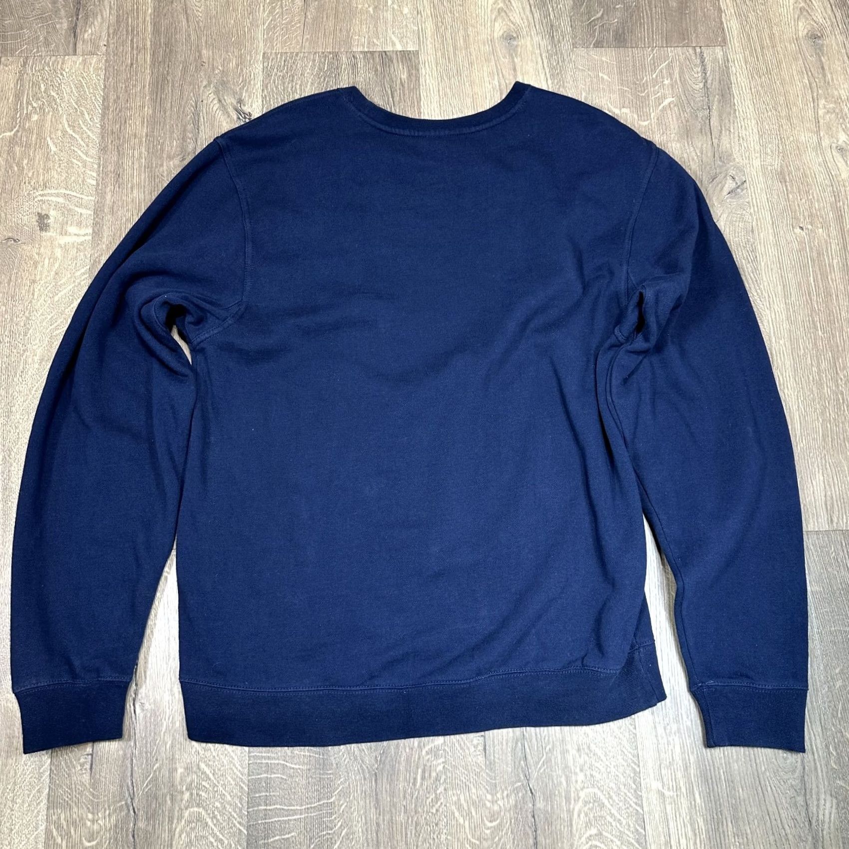 Vintage Diamond Mens Blue Pullover Sweater Fleece Lining Graphic Print Cotton Blend Sz M Size US M / EU 48-50 / 2 - 3 Thumbnail