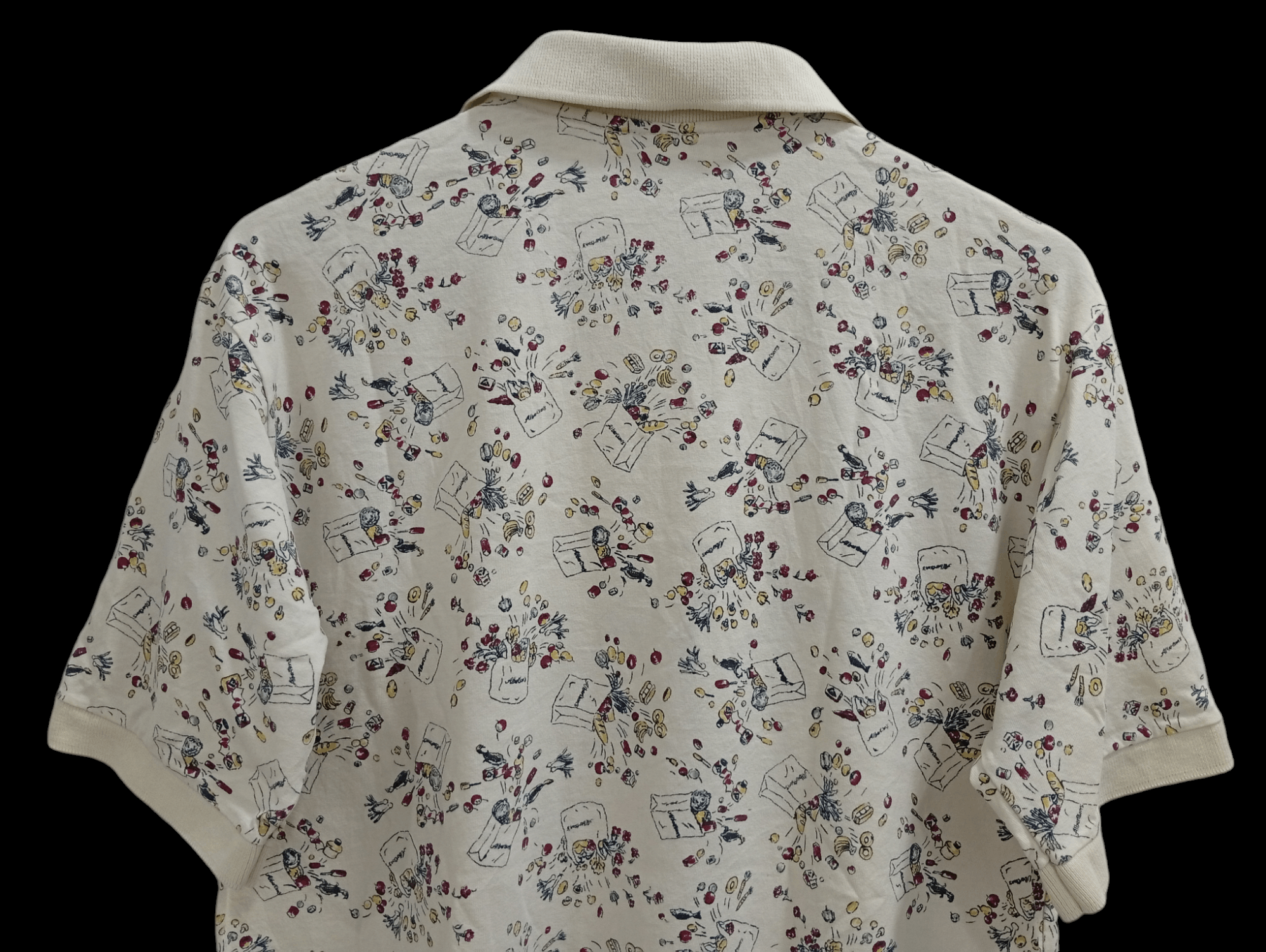 Japanese Brand × Vintage 🔥🔥Vintage Whang Full Print Polo T-Shirt Size US L / EU 52-54 / 3 - 20 Thumbnail