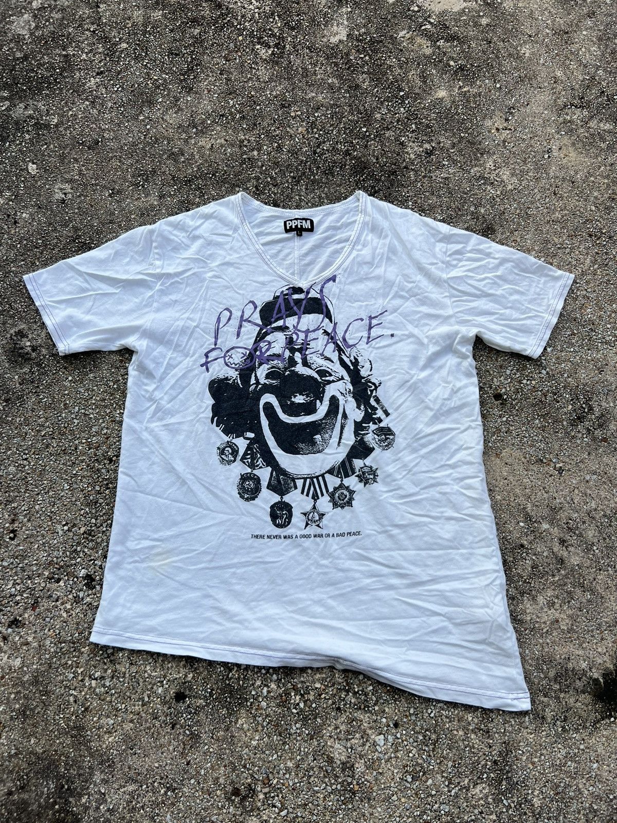 Japanese Brand × PPFM PPFM Prays For Peace Shirt Size US L / EU 52-54 / 3 - 1 Thumbnail