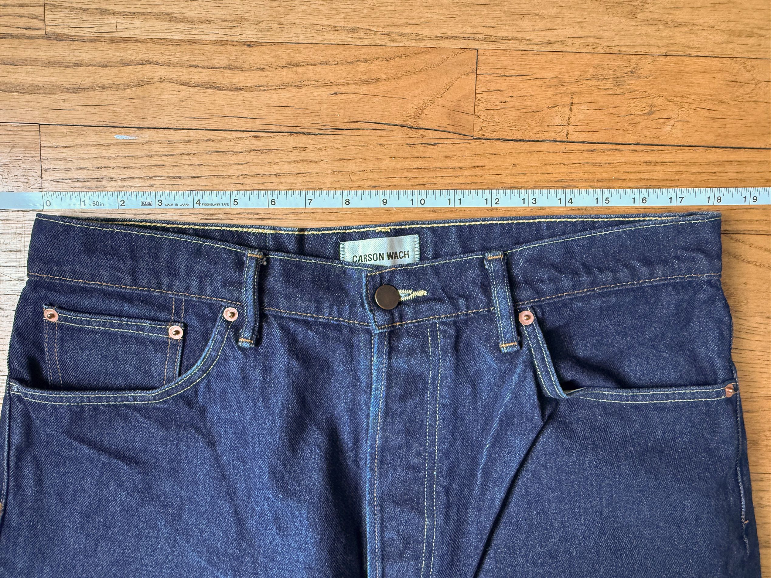 CARSON WACH Carson Wach The Original 333 Classic Raw Indigo Denim Jeans Size US 34 / EU 50 - 5 Thumbnail