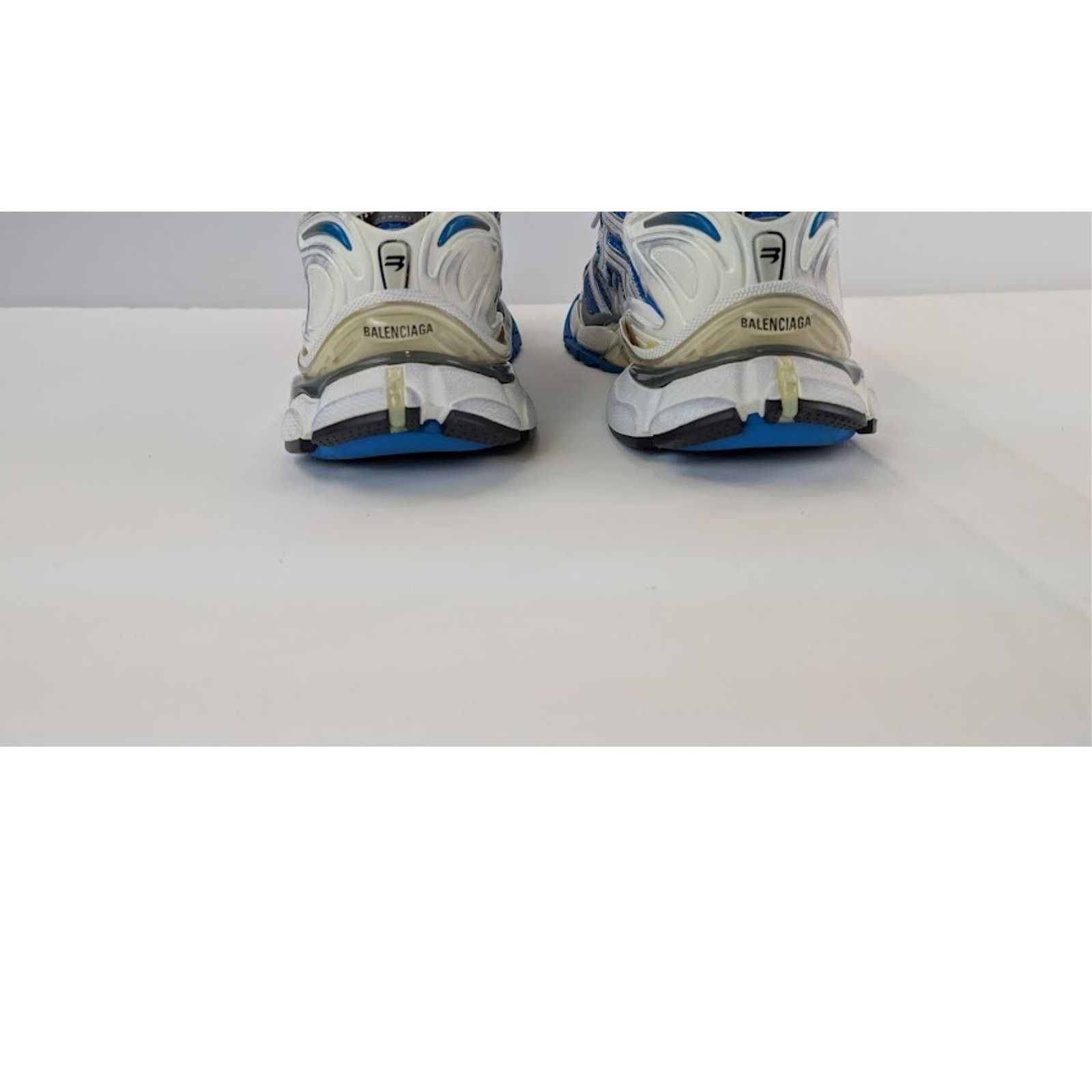 Balenciaga o1rshd1 Runner Sneaker in Grey / Blue / Black Size US 14 / EU 47 - 12 Thumbnail