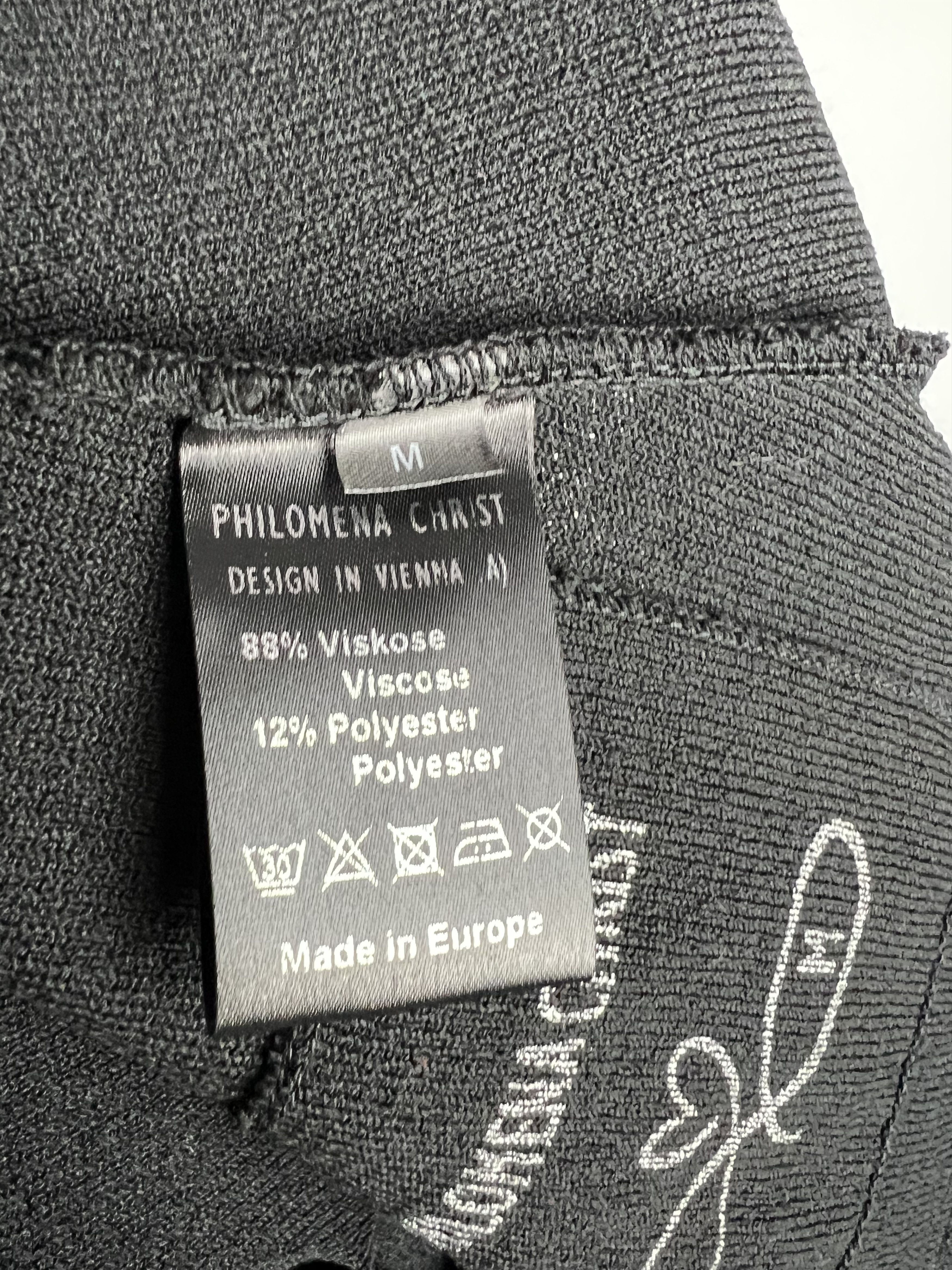 Designer Philomena Christ Black Open Cardigan Cape Size M Size M / US 6-8 / IT 42-44 - 11 Thumbnail