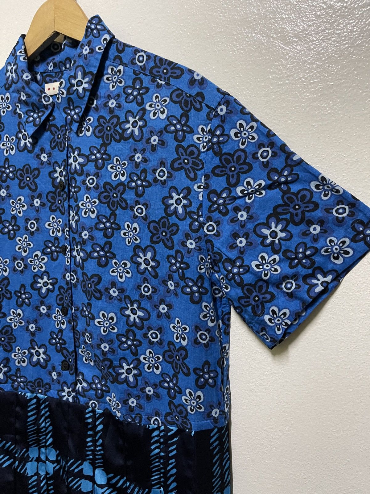 Marni × Uniqlo Uniqlo Marni Open Collar Short Sleeve Pleated Dress Size S / US 4 / IT 40 - 5 Thumbnail