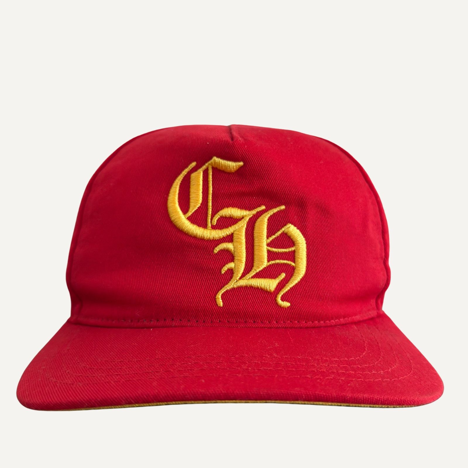 Chrome Hearts Chrome Hearts CH Logo Embroidered Baseball Cap Red Size ONE SIZE - 1 Thumbnail
