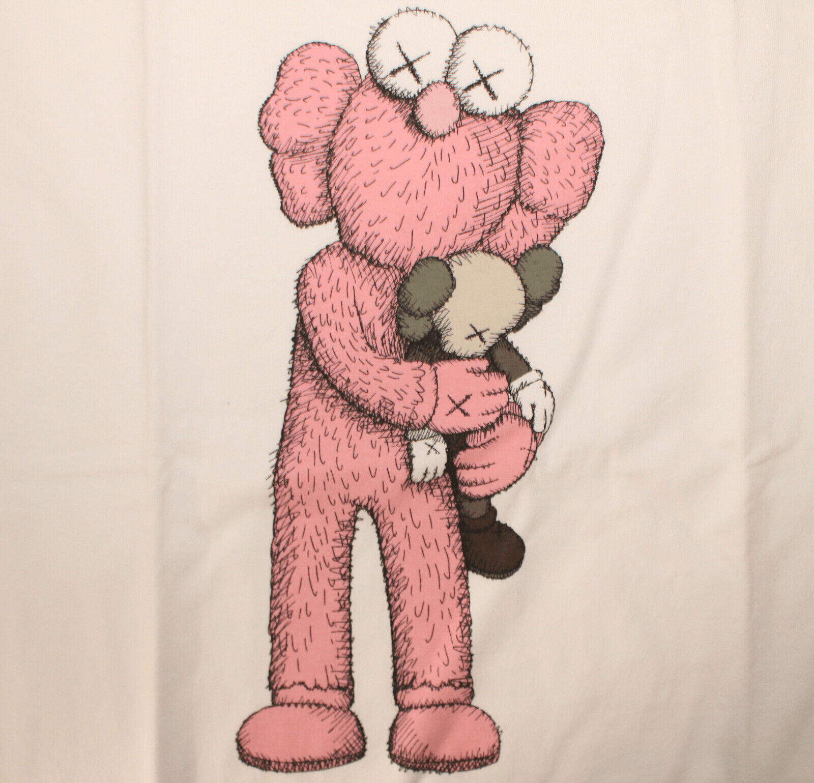 Kaws KAWS x Uniqlo Take Pink BFF White Tee - Size Small (S) - Ne Size US S / EU 44-46 / 1 - 7 Thumbnail