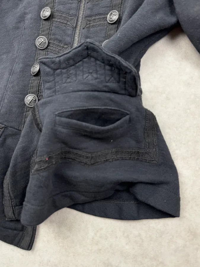 Polo Ralph Lauren 2010s Ralph Lauren Black Avant-Garde Officer Jacket Size S / US 4 / IT 40 - 9 Thumbnail