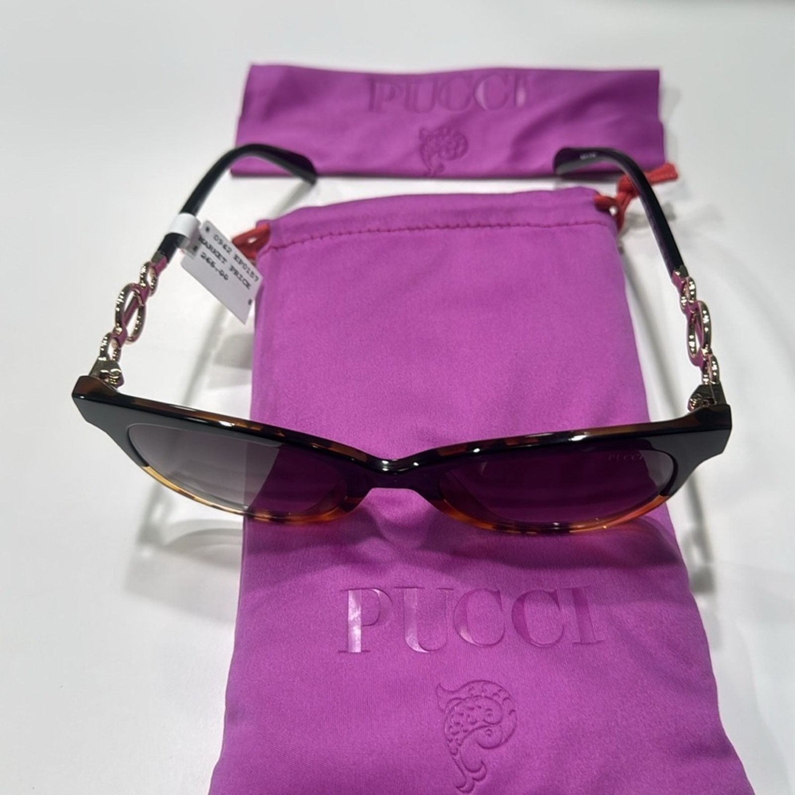 Emilio Pucci Pucci 54MM Cat Eye Sunglasses Size ONE SIZE - 6 Thumbnail