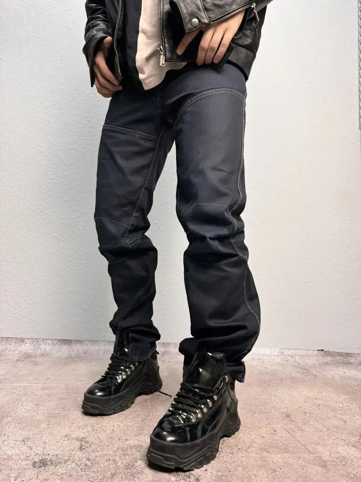 Vintage SALE💣💣 Junya Watanabe Style G Star raw Bondage Cargo Pans Size US 31 - 10 Thumbnail